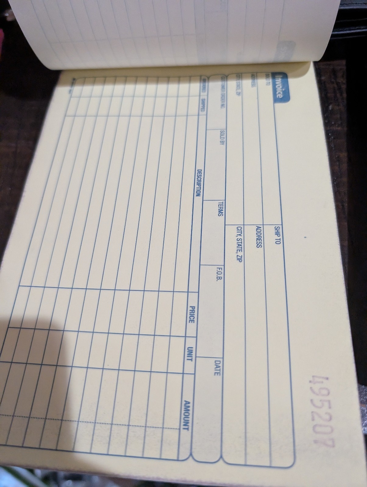 Adams Invoice Sets, 2-Part Carbonless, 8-1/2″ x 11-7/16″, 50 White/Canary