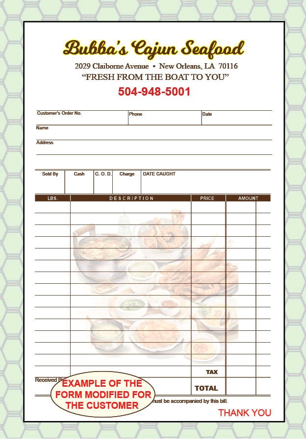 CUSTOM PRINTED 2, 3 or 4 Part INVOICE-SALES RECEIPT-ESTIMATE-QUOTE-PROPOSAL
