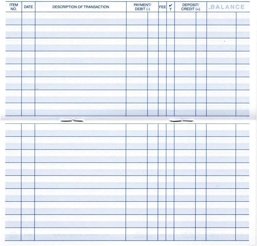 12 Checkbook Transaction Registers 262728 Calendars Made in USA