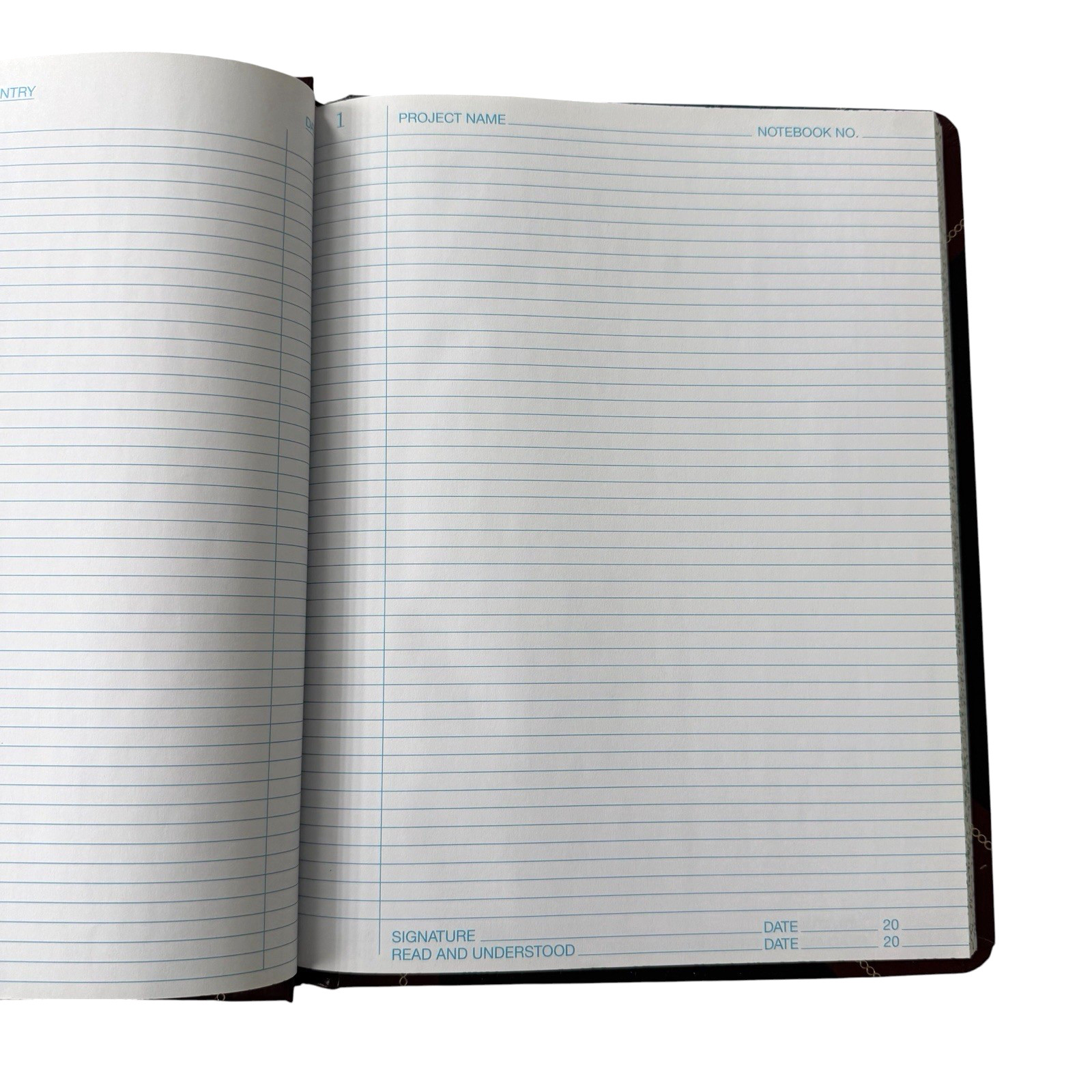 Boorum & Pease Laboratory Notebook L21 150R 156 Project Pages Hardbound Unused