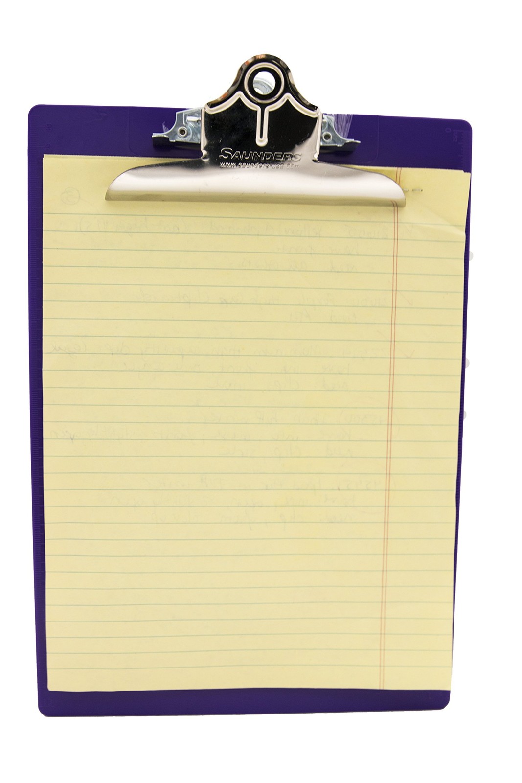 Saunders 21606 Recycled Plastic Clipboard w/Ruler Edge, 1″ Pack of 1, Purple