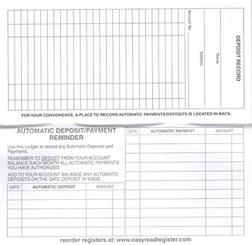 12 Check Registers For Personal Checkbook – Checkbook Ledger Transaction Registe