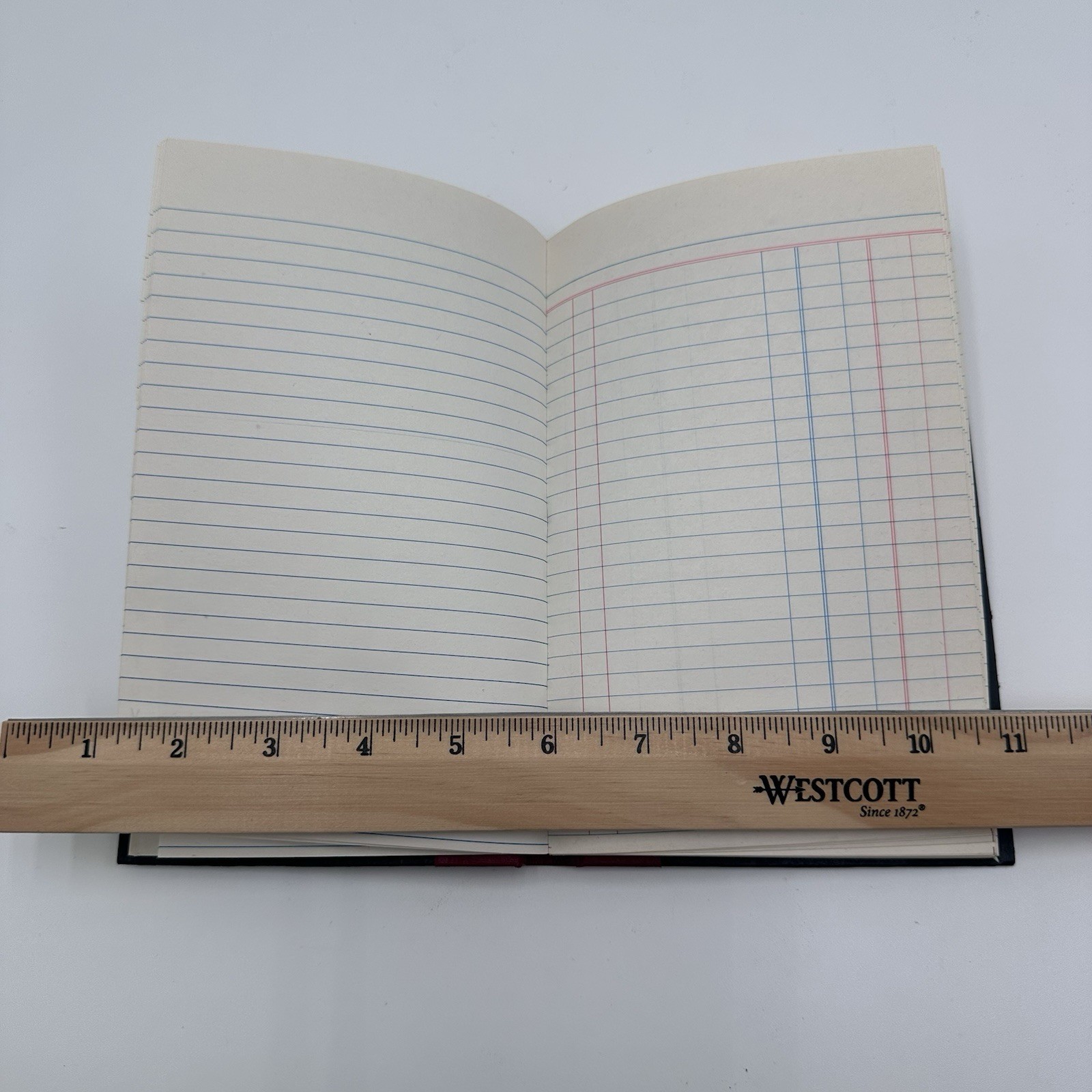 VTG Royal Vernon S.E. Ledger Book 2044-SEL Black Red Hardcover Ledger 144 Pages