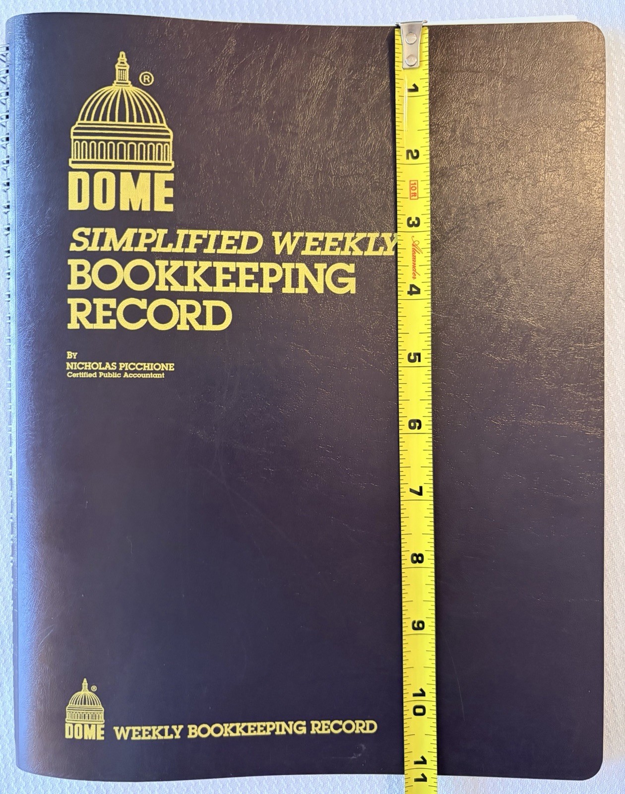 DomeSkin DOM600 Bookkeeping Record Book – Brown 2014