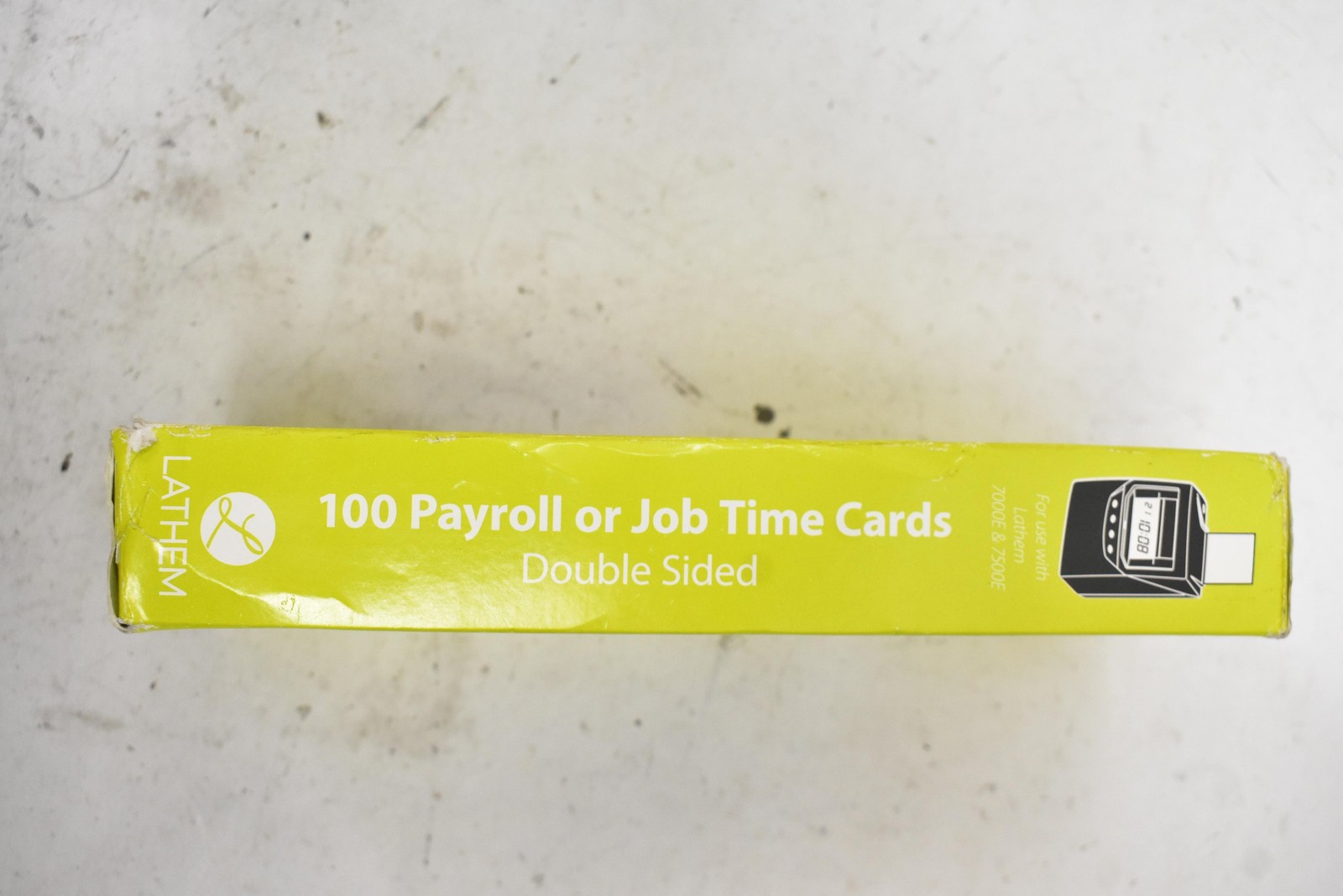 LATHEM 100 Payroll Or Job Time Cards Double Sided E7 Card Part# E79-100