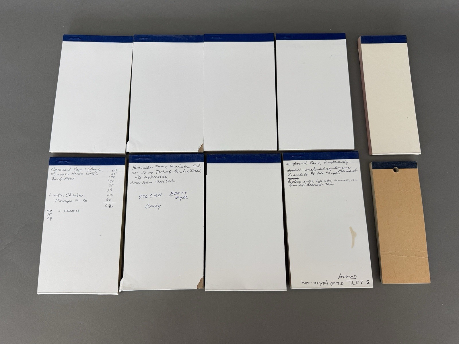 Adams DC4705 Carbonless 2-Part Sales Book 4 3/16″ x 7 3/16″ 3 NEW, 3 USED +Bonus