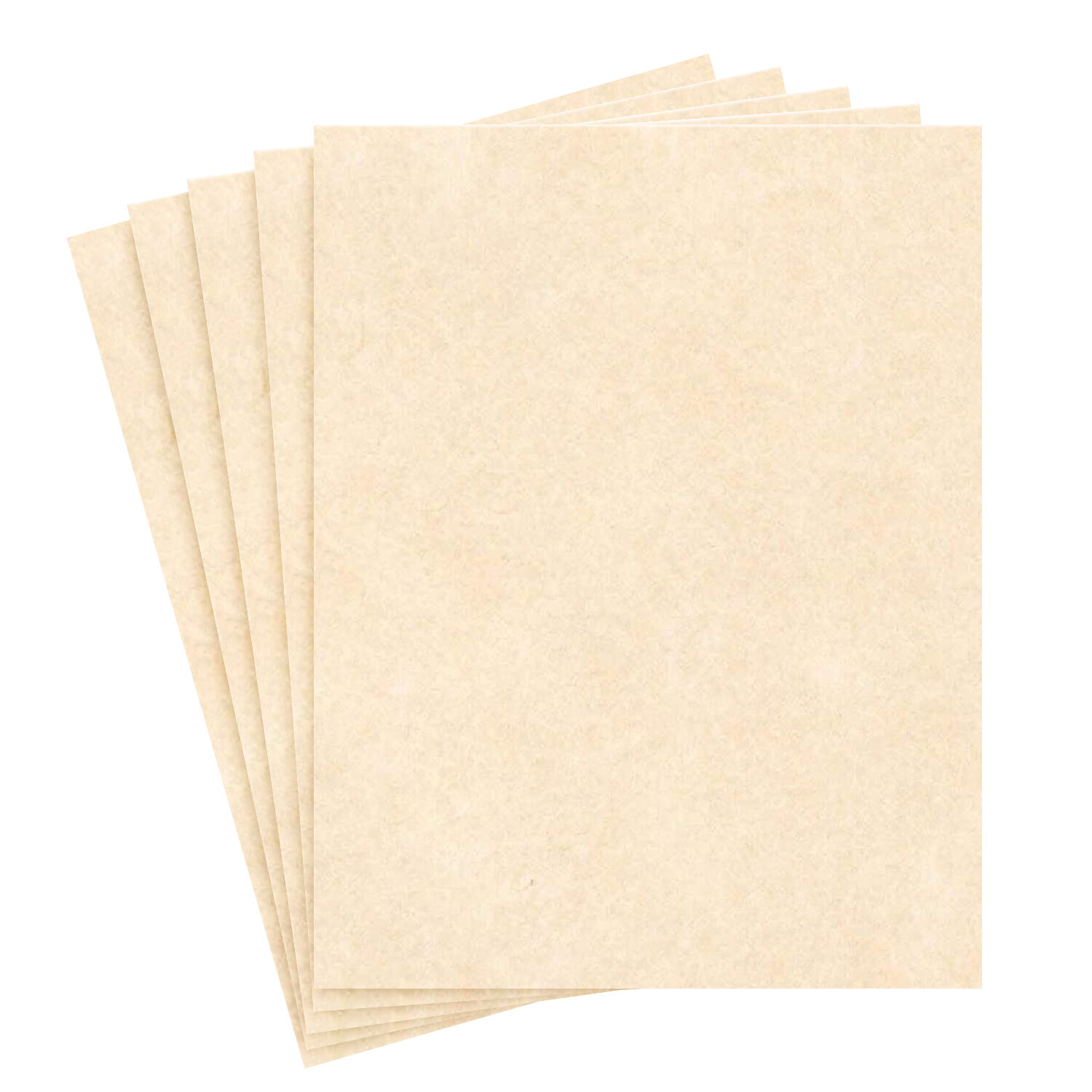 8.5 x 11″ Natural Stationery Parchment Paper – 24lb Bond/60lb Text – 50 Sheets