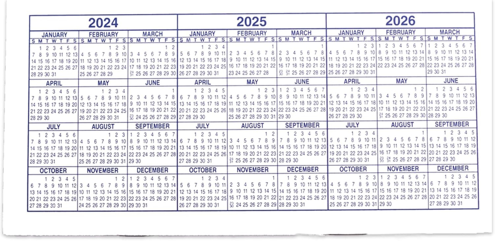 Checkbook Registers for Personal Checkbook, Ledgers, 2024-2025-2026, Pack of 10