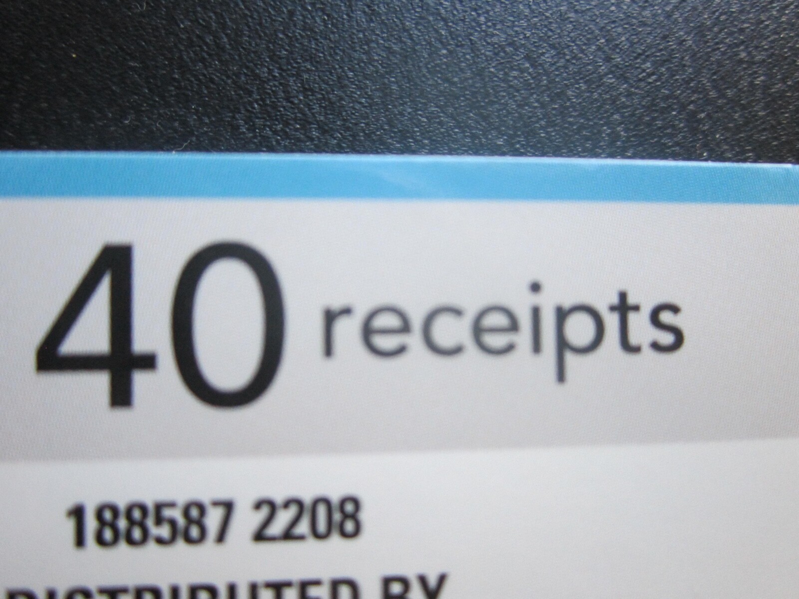 2 x Receipt Books/Receipts 80 Duplicate 2 Copy Carbonless No Stub 80 Receipts
