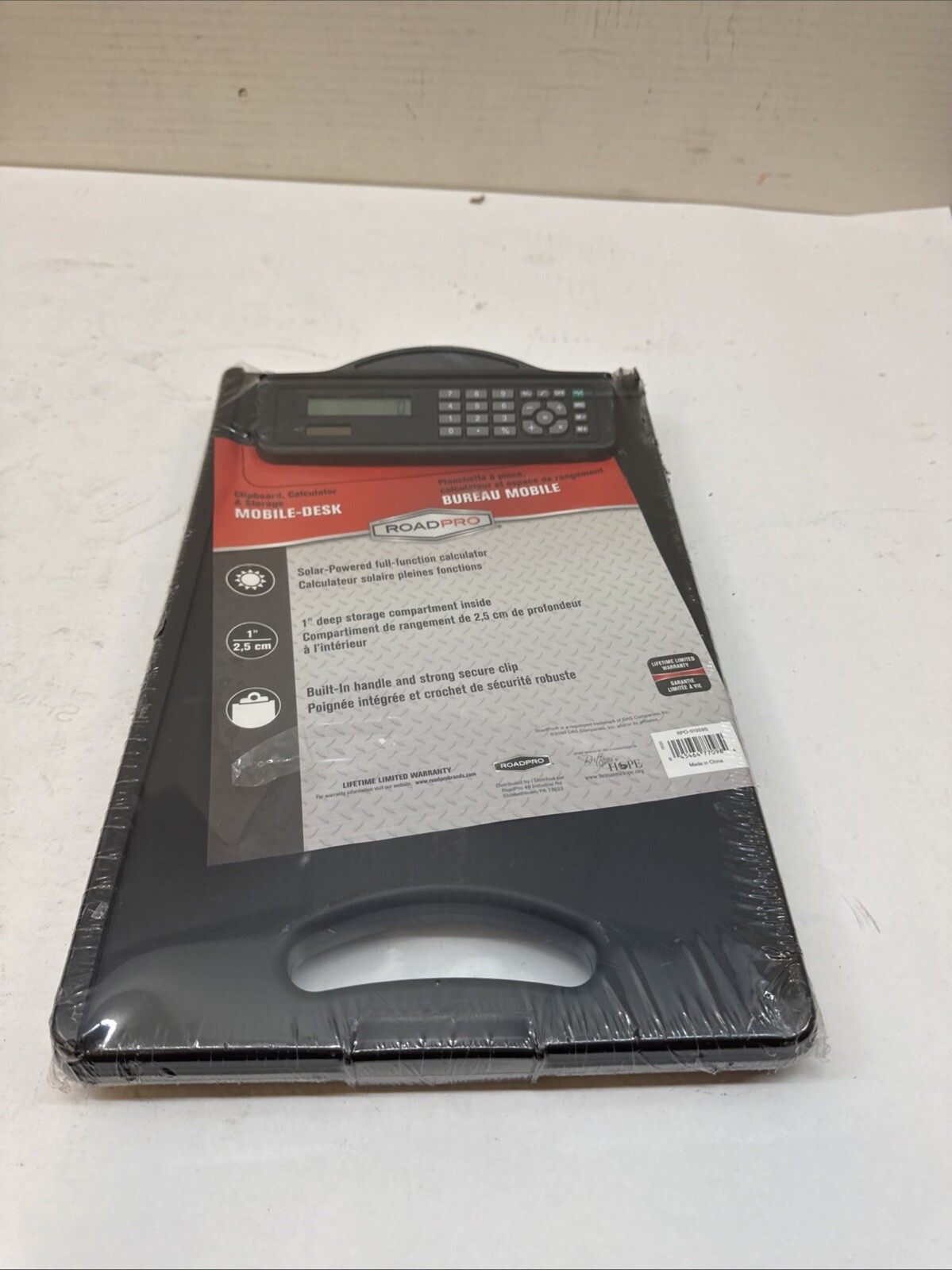 Roadpro RPO-01259S Clipboard Storage W/calculator (rpo01259s)