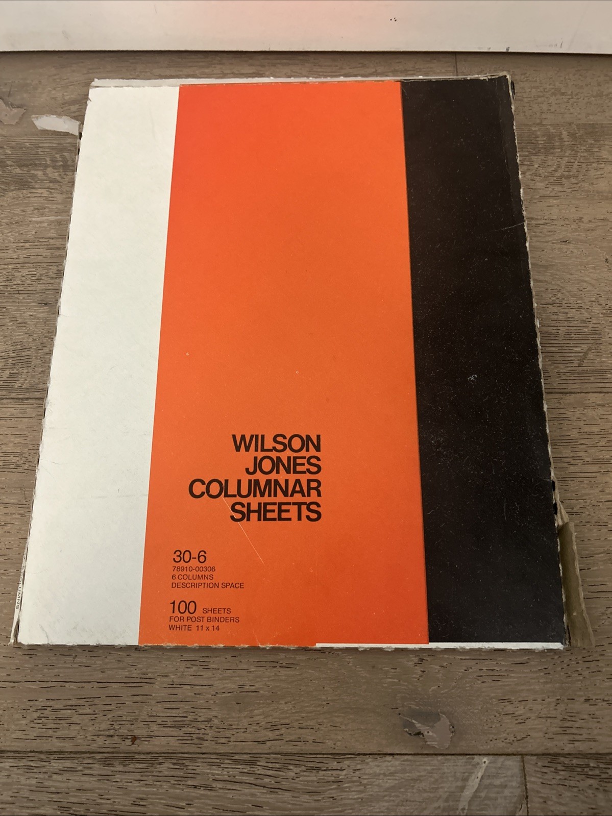 Wilson Jones Accounting Sheets 6 Columnar 11×14 35 Unused Loose Sheets