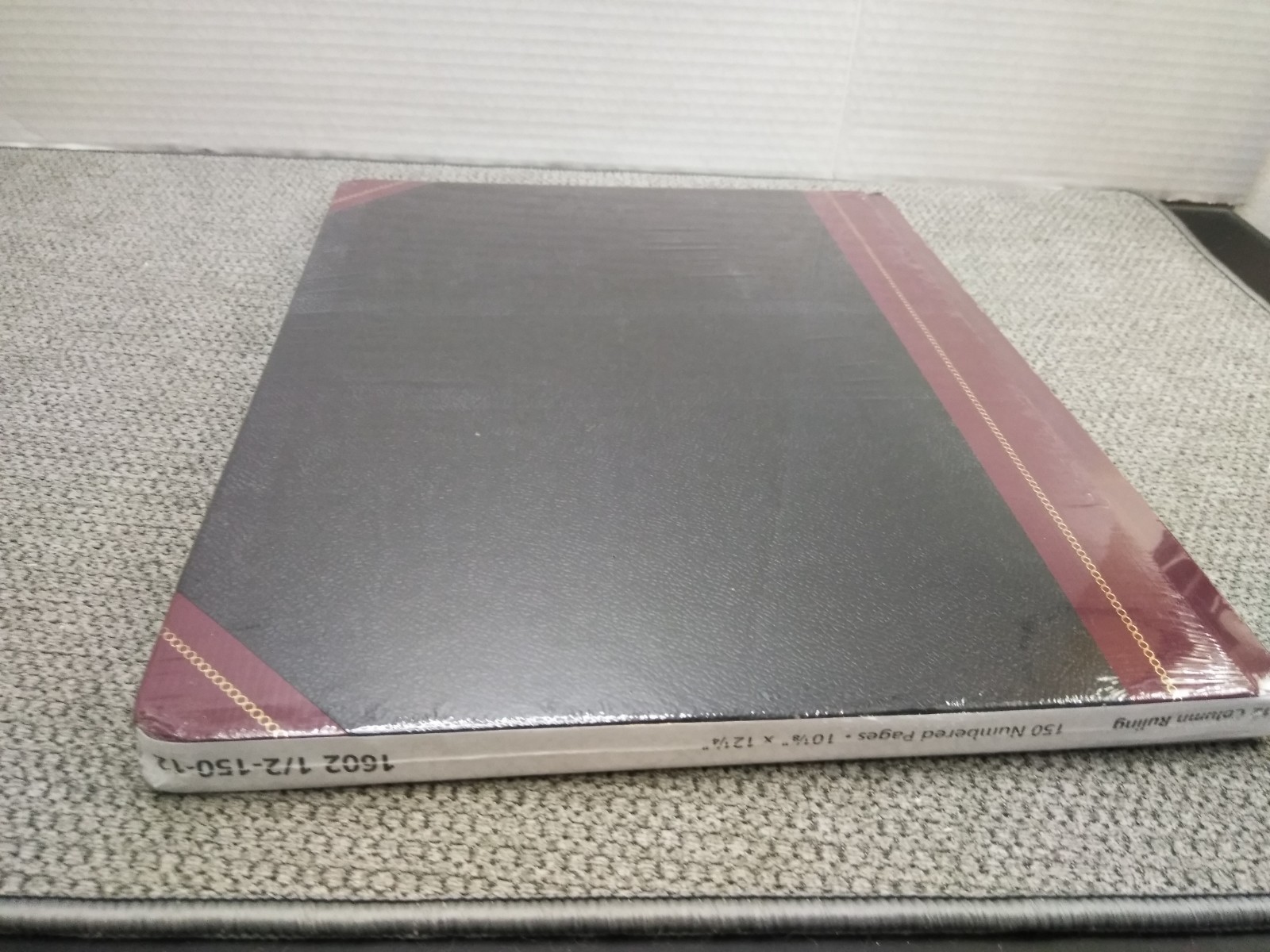 Boorum & Pease Columnar Accounting Book 12 Column Black Cover 150 Pages 1602 1/2