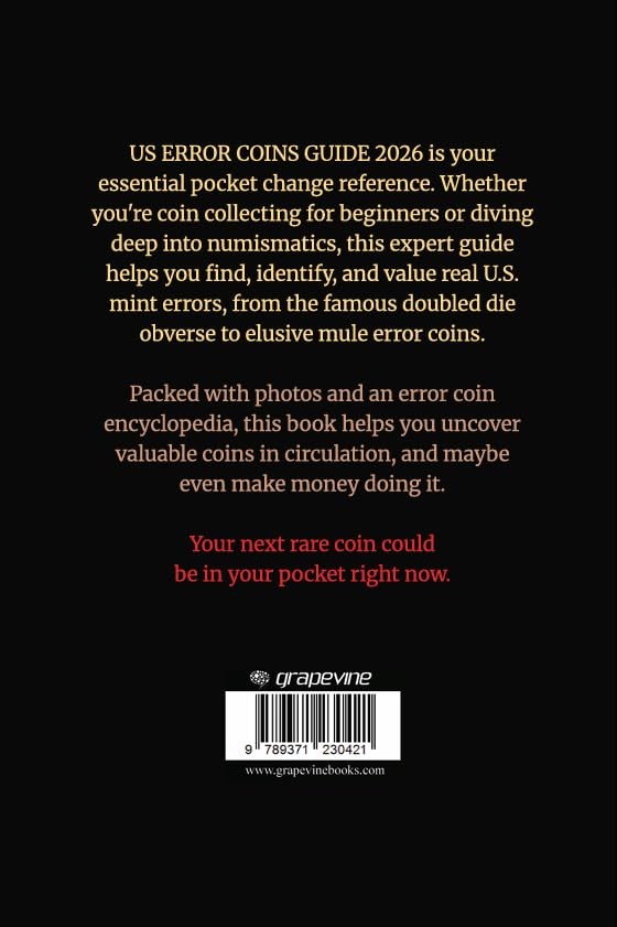 US ERROR COINS GUIDE 2026 (MINT MASTERS): The Official Price Guide to Find, Iden