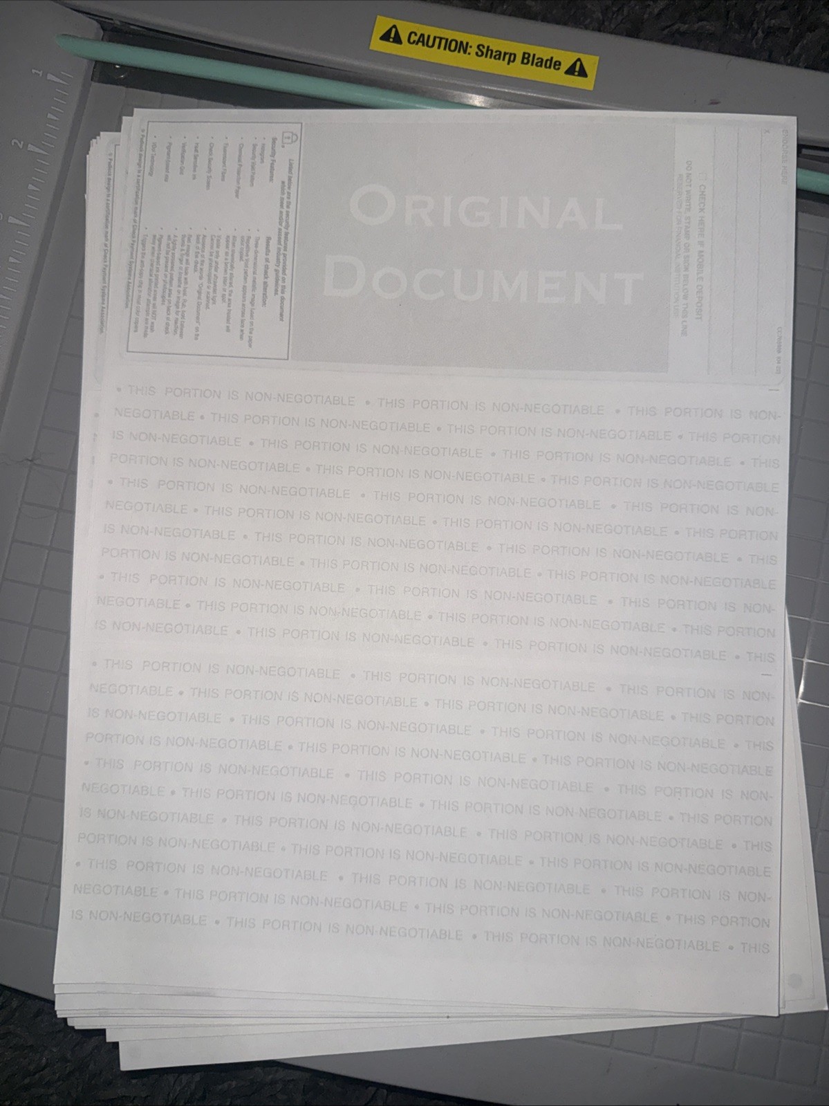 Check Paper