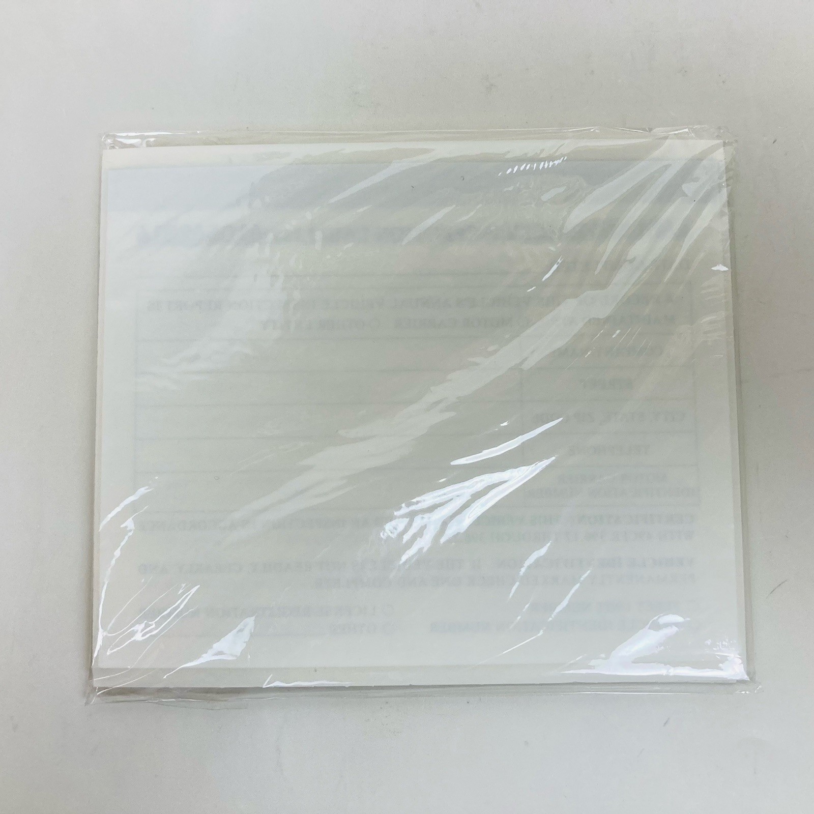 Annual Vehicle Report 25 Pack 3 Ply 5” x 4” Mylar Laminate Label DOT FMCSA