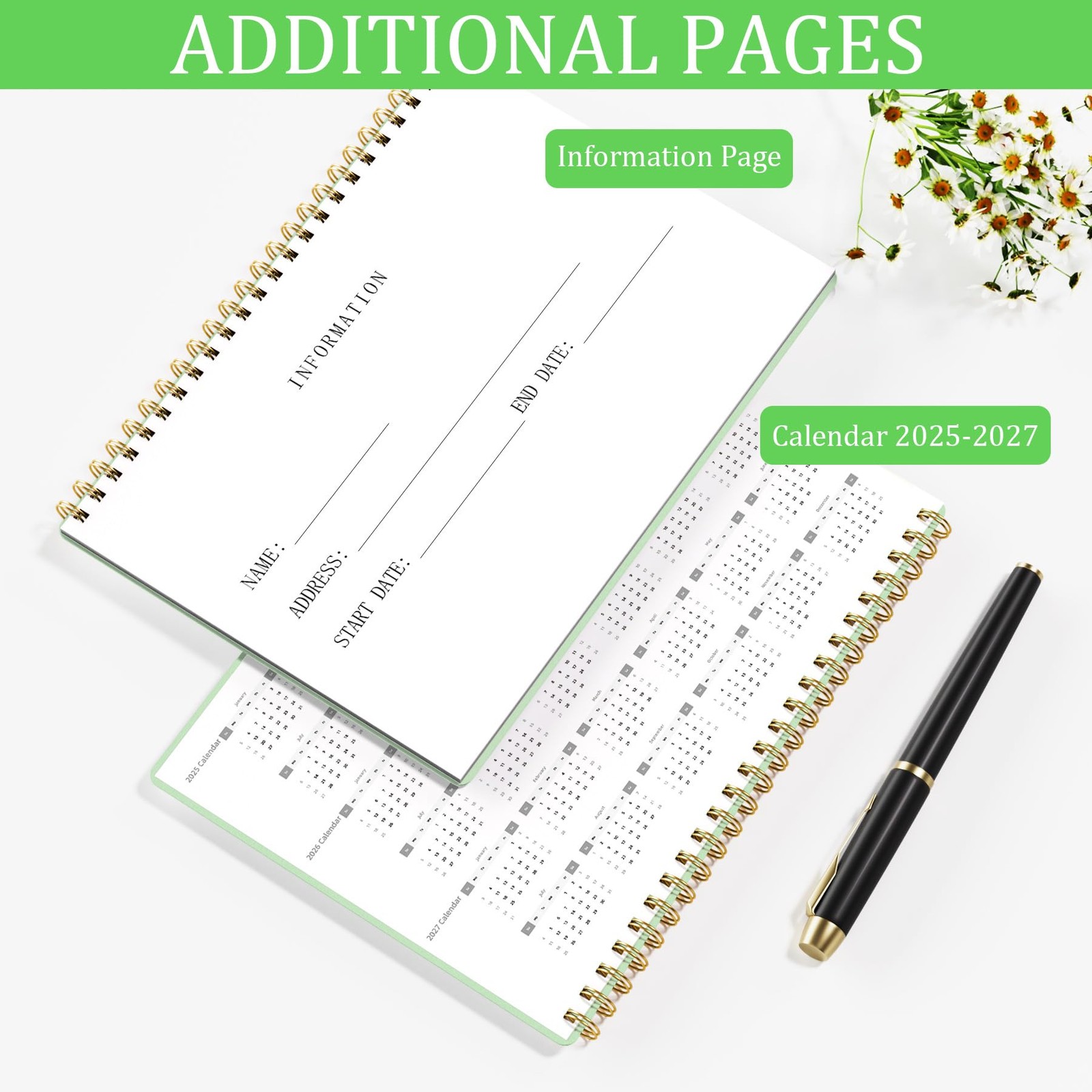 Check Register Ledger for Personal Finances, Expenses & Payments Tracking 8.4 x