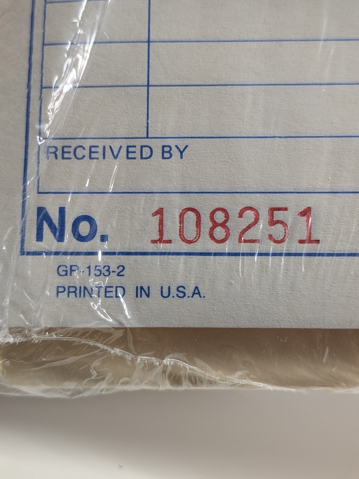 General sale books carbon copy lot of 5 books sealed in plastic NOS GP-153-2