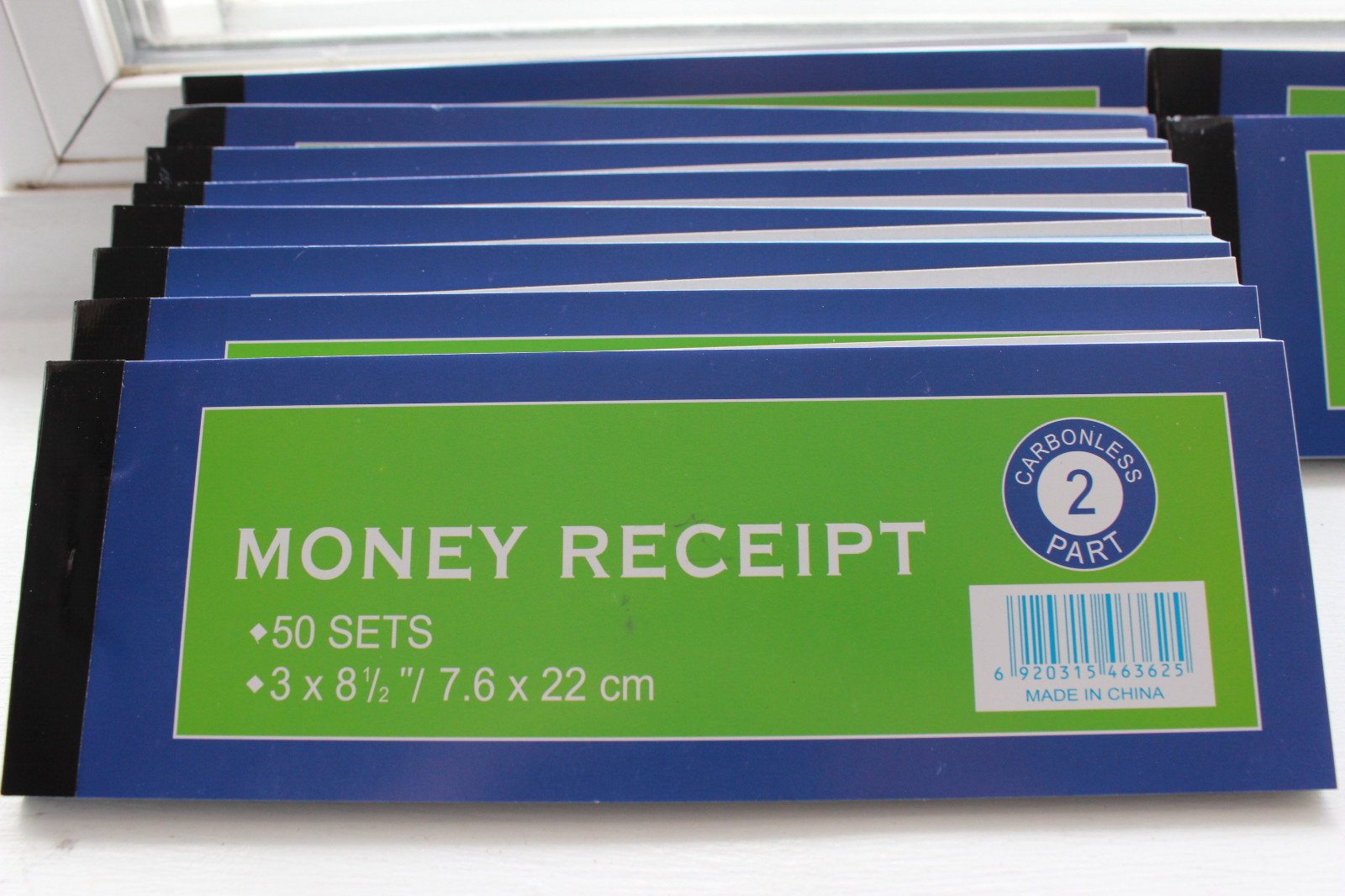 10X Rent receipt Cash Money record book 2 part 50 sets duplicate form Carbonless