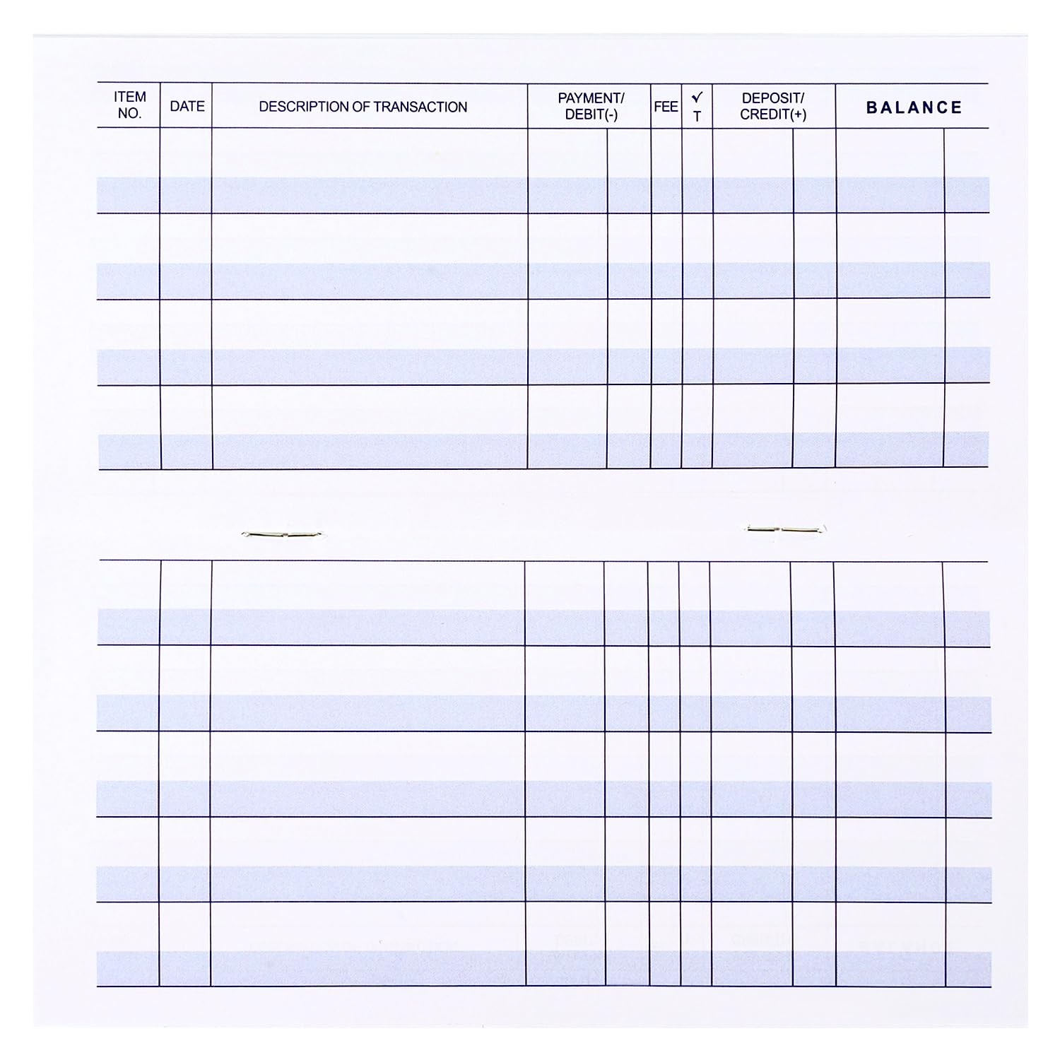 Larger Lines 20 Pack Checkbook Register, Check Registers for Personal 20PCS