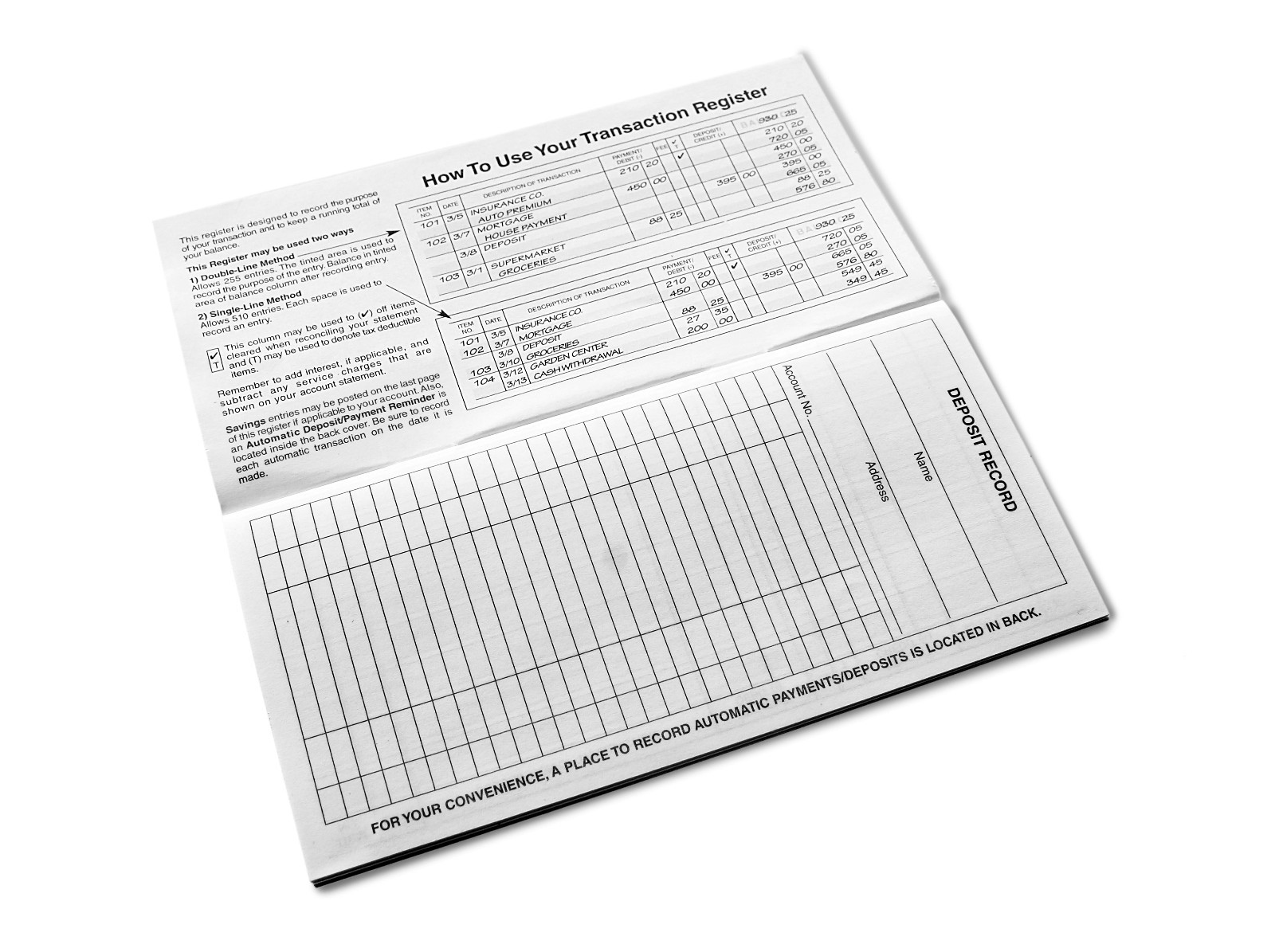 25 CHECKBOOK TRANSACTION REGISTER CALENDAR 2023-2024-2025 CHECK BOOK QUALITY