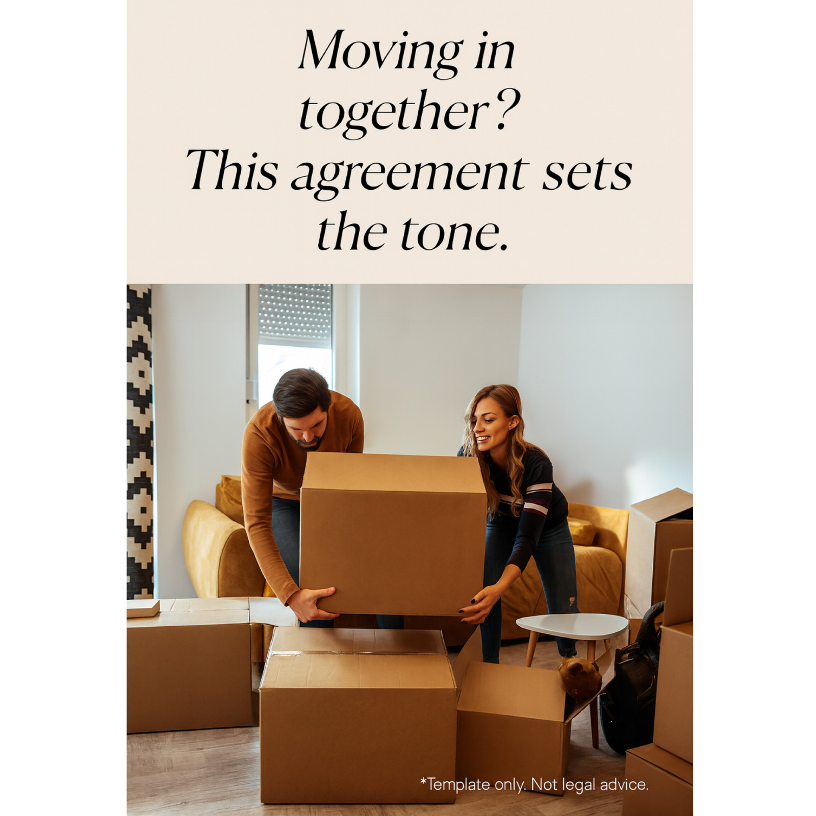 Roommate Agreement Template Editable PDF Word Instant Download