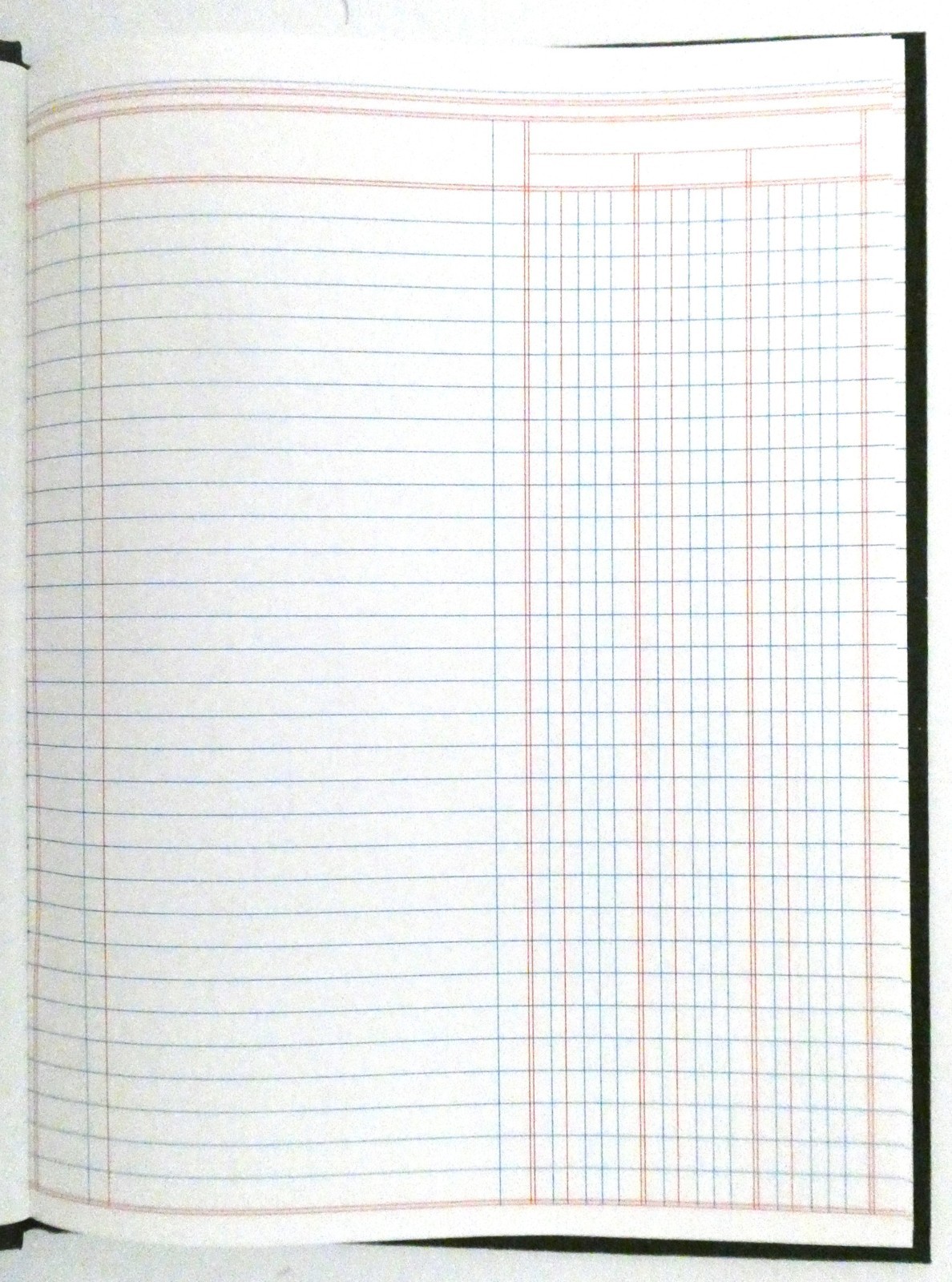 Wilson Jones 3 Column Accounting Ledger Books Hard Cover #74103 Blk X2