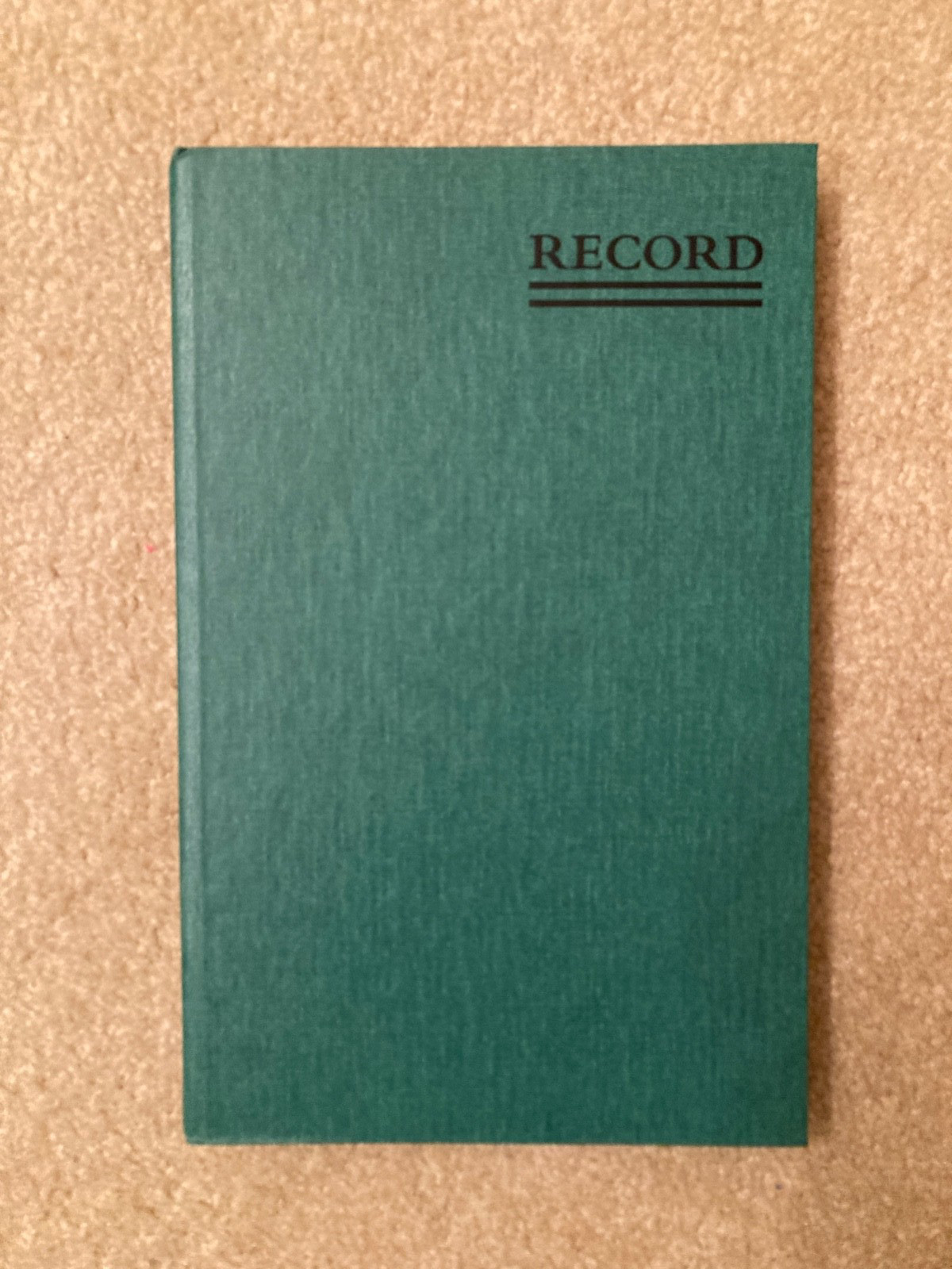 Vintage National Brand Avery Account 56-521 Record Book, 9-5/8 x 6-1/4″, 200 Pgs