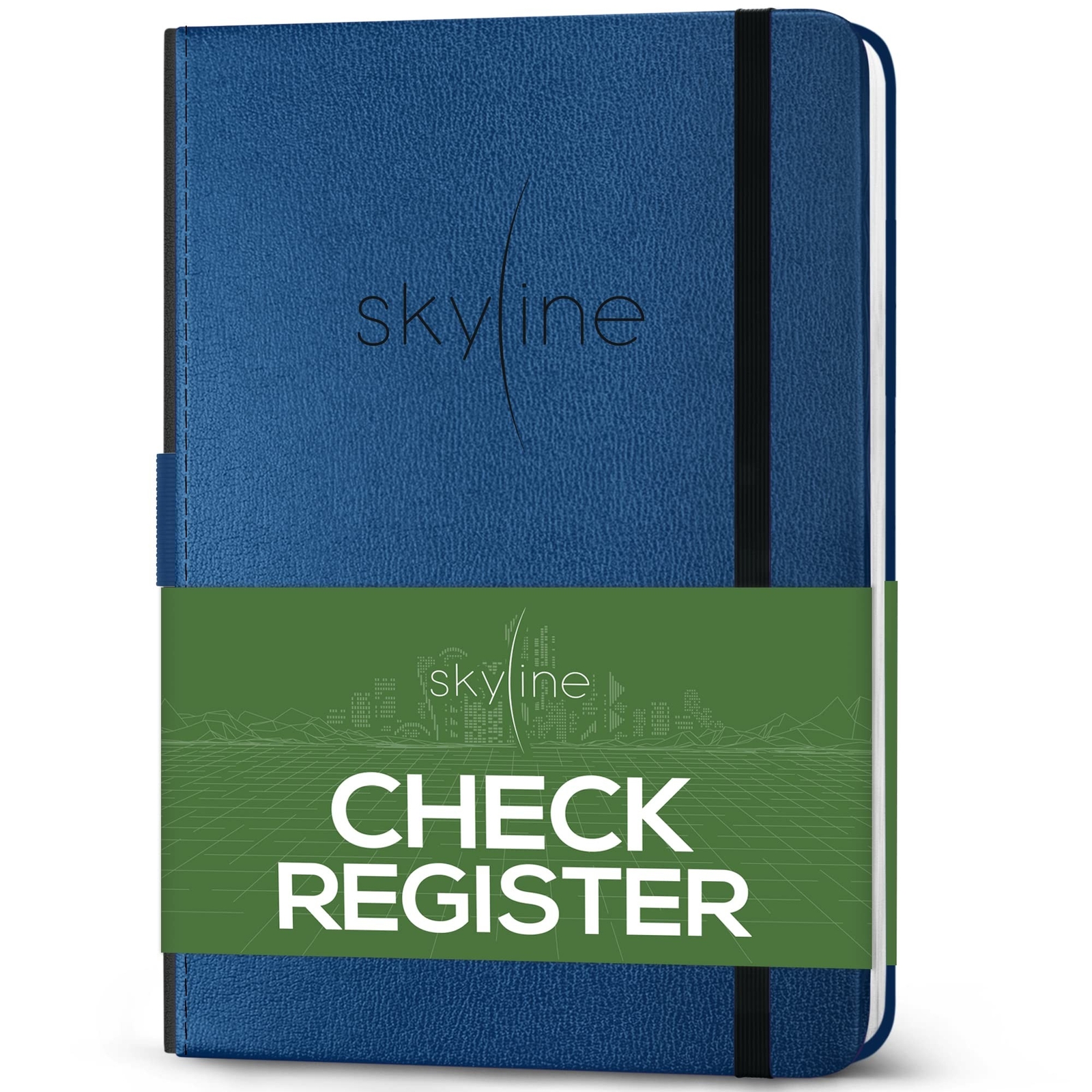 Skyline Check Register – Accounting Ledger Log Book for Income & Expenses