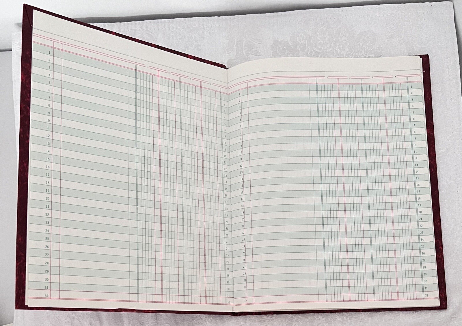 Vintage Boorum & Pease Columnar Book 3 Column Rite-Across 80 Pages Unused