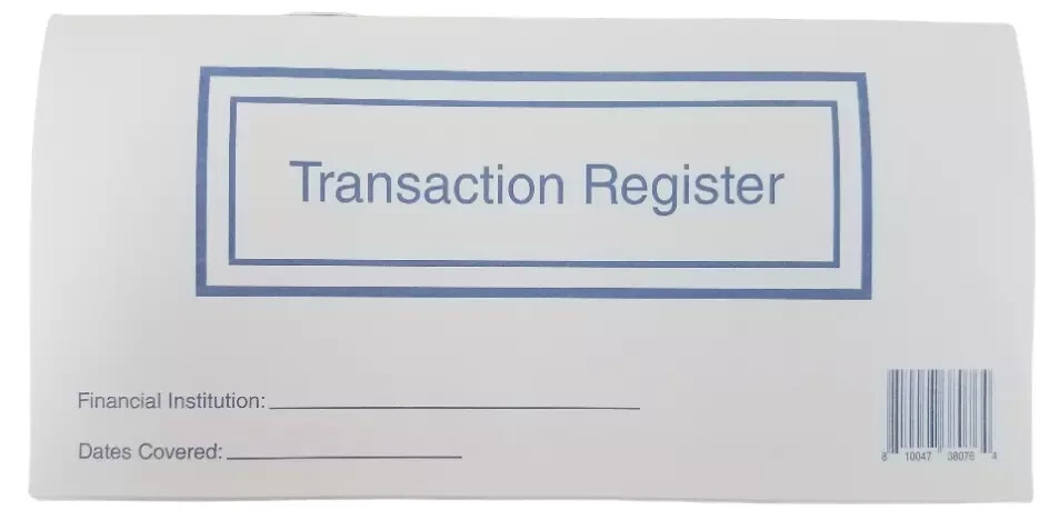 1 Checkbook Transaction Registers 2025 2026 2027 Calendar Check Book Register