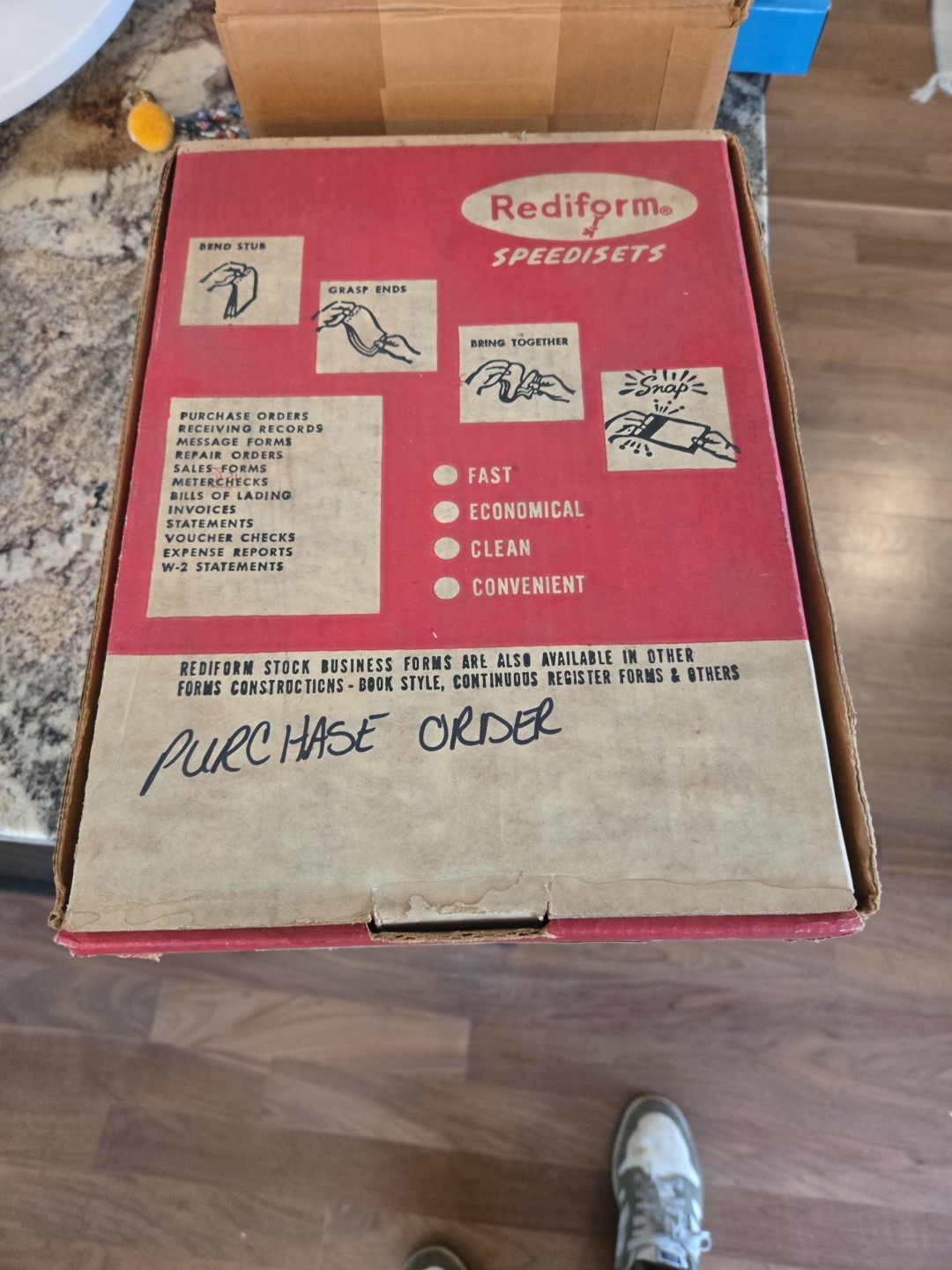 Rediform Speedisets Purchase Order 1S146 8 1/2 X 11 5/8 500 In Box
