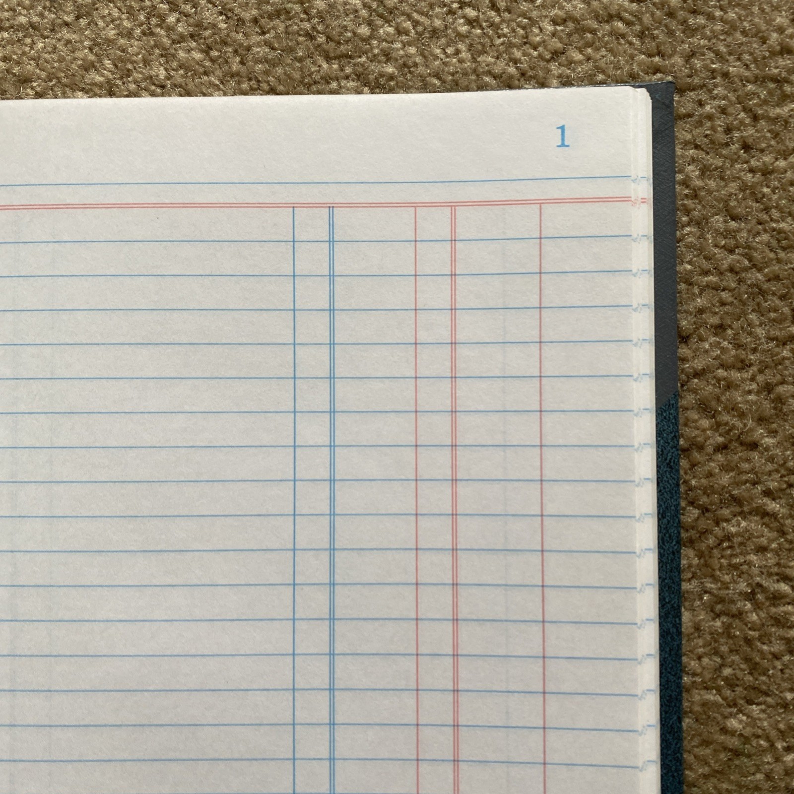 S E Ledger Personal Account Book 150 Pages Business Finance Record USA Unused