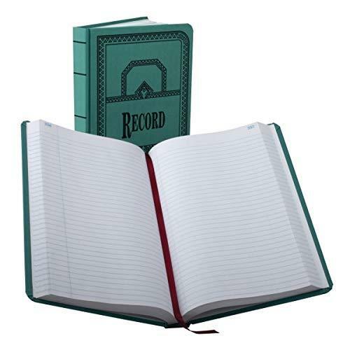 Boorum & Pease® Canvas Account Book, Record, 16 Lb, 12 1/8″ x 7 5/8″, 500