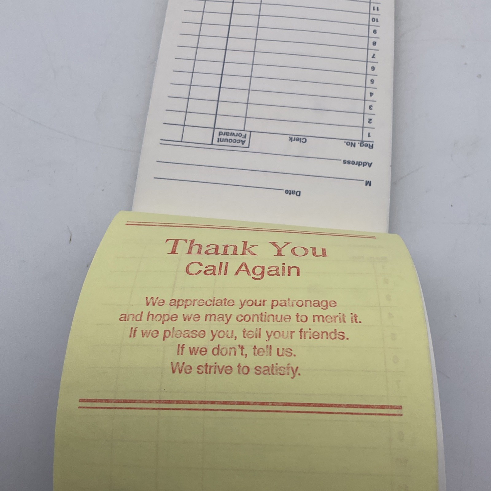 ADAMS General Purpose Sales Book with carbon 50 sets 3 11/32″ X 5 5/8″ not used