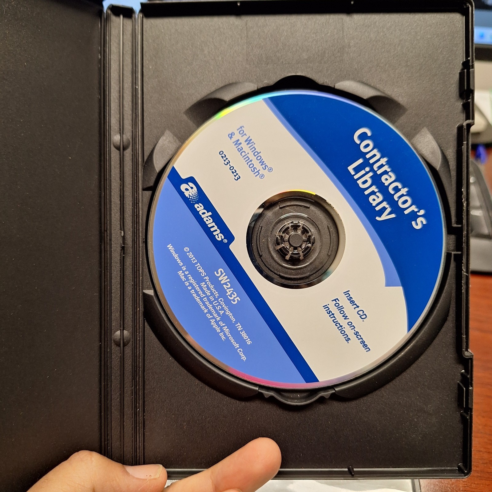 Adams Business Forms Software CD Lot Contractor Library Real Estate Forms Templa