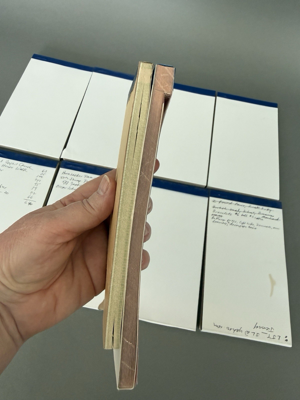 Adams DC4705 Carbonless 2-Part Sales Book 4 3/16″ x 7 3/16″ 3 NEW, 3 USED +Bonus