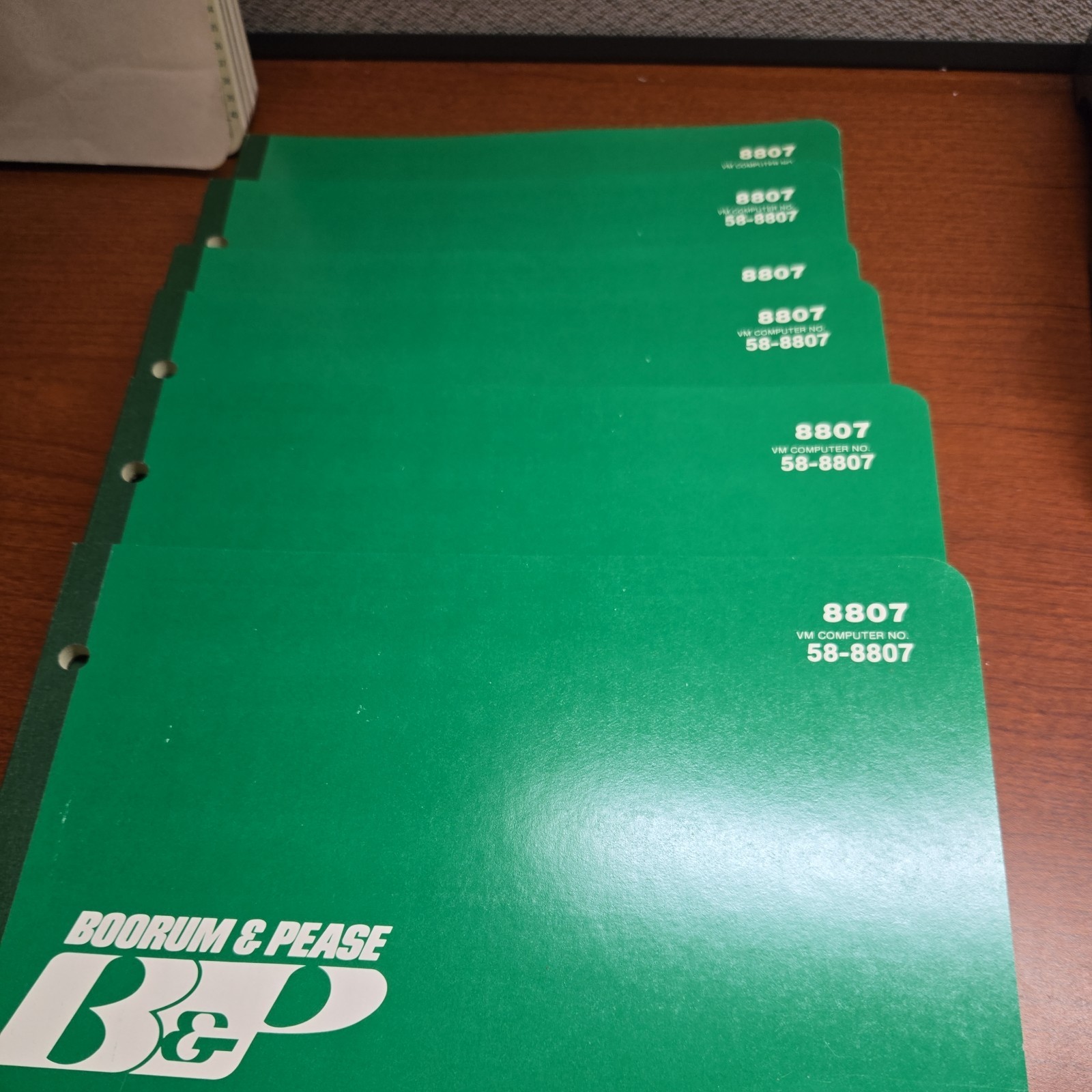 Boorum & Pease 8807 Accountants Work Sheet Pad 6 Columns 8.5×11 NEW VTG 10 Pads
