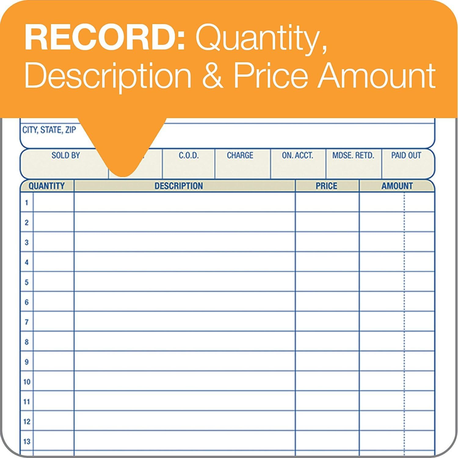 Sales Order Book, 2-Part, Carbonless, White/Canary, 5-9/16 X 8-7/16 Inches, 50 S