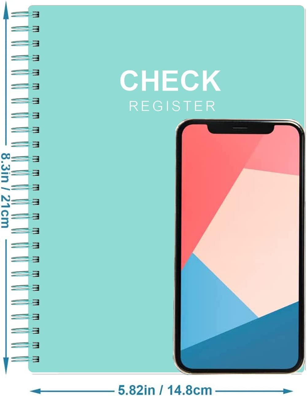 Check Register – A5 Check Book Register Books with Check & Transaction Registers