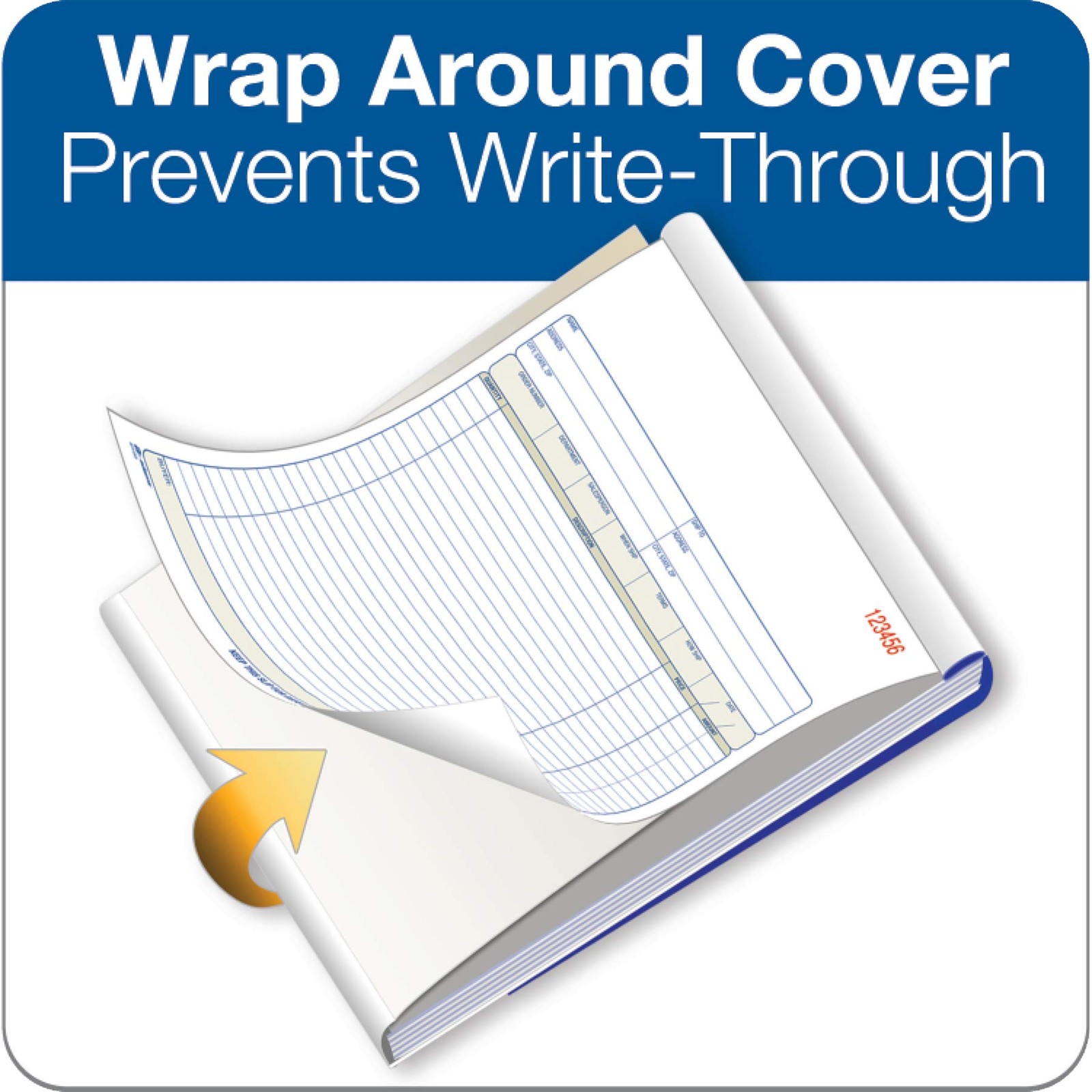 Adams Order Book, 2-Part, Carbonless, White/Canary, 8-3/8 x 1 Pack, Multi