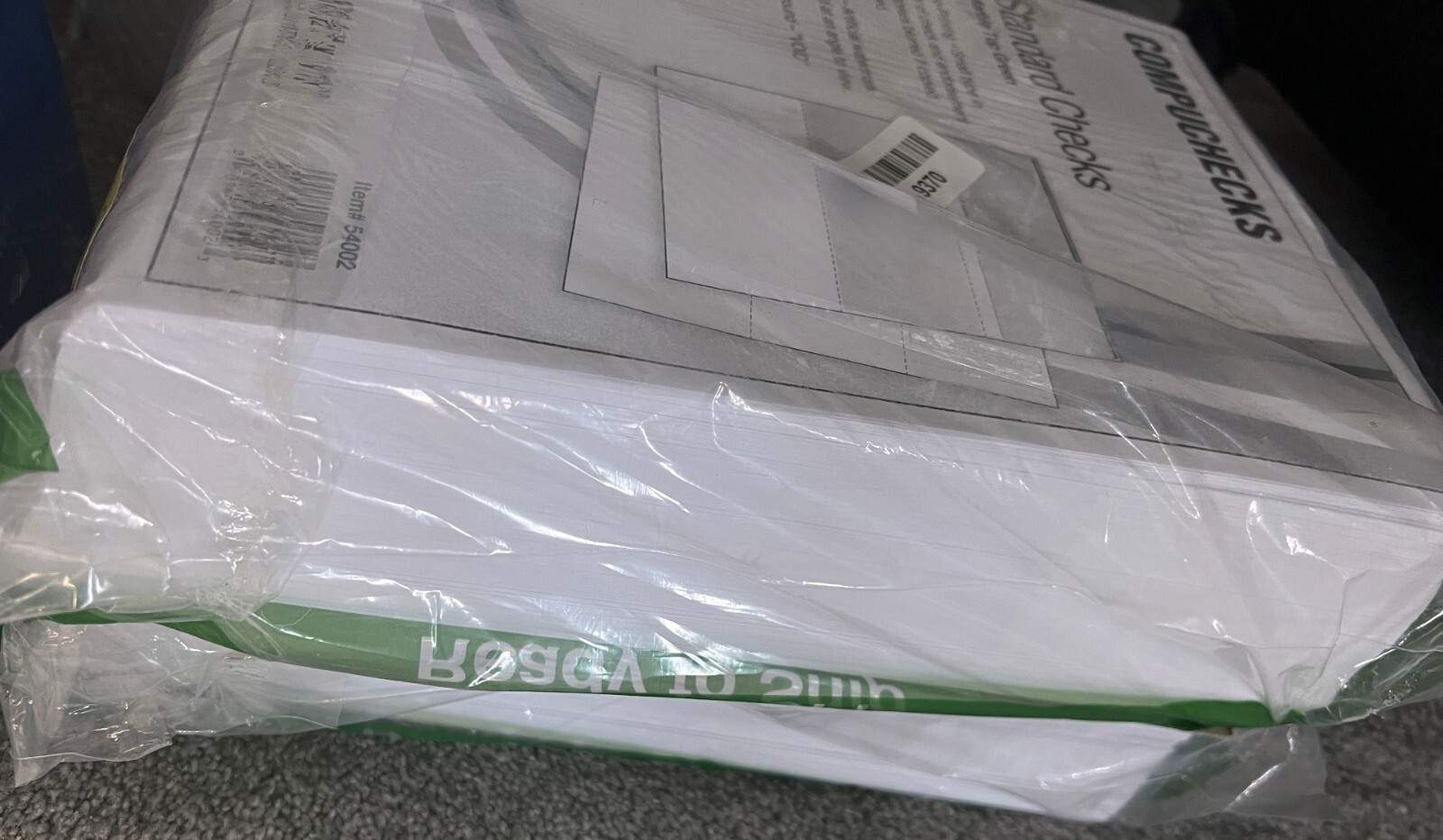 COMPUCHECKS 54002/ 500 sheet STANDARD Security CHECKS Marble Top Green 24 lb/92