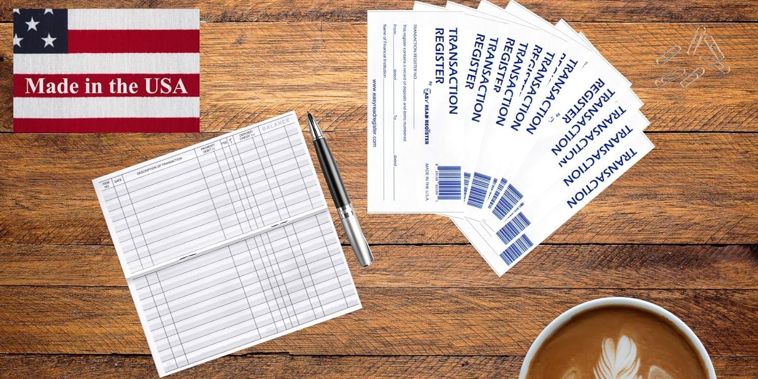 12 Checkbook Transaction Registers 2025-2026-2027 Calendars Check Book Bank …