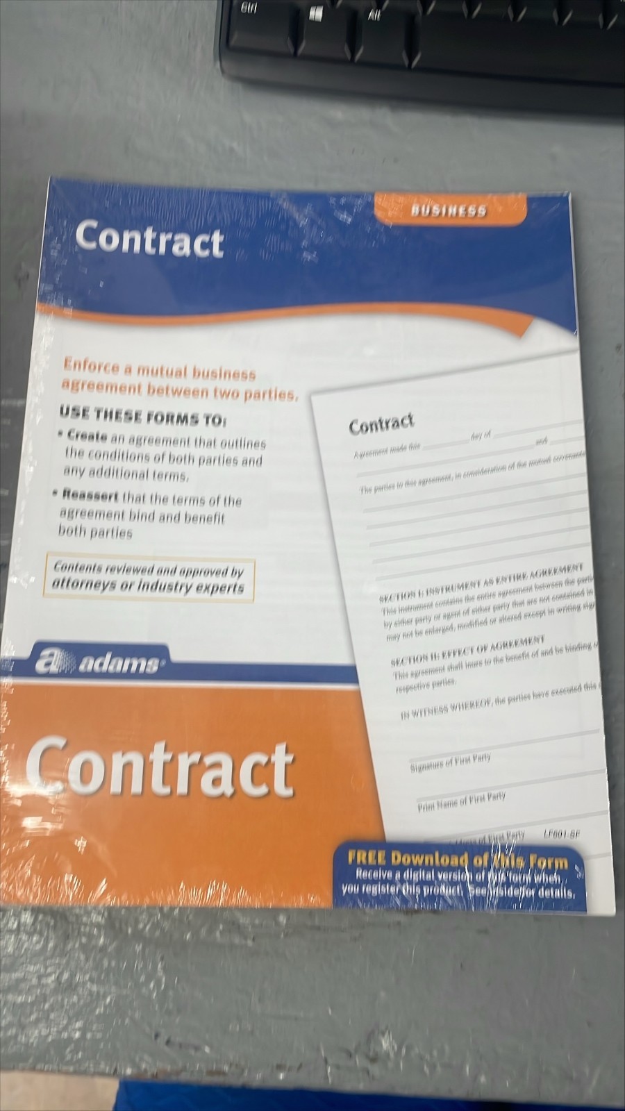 Adams Contract 4 Business forms