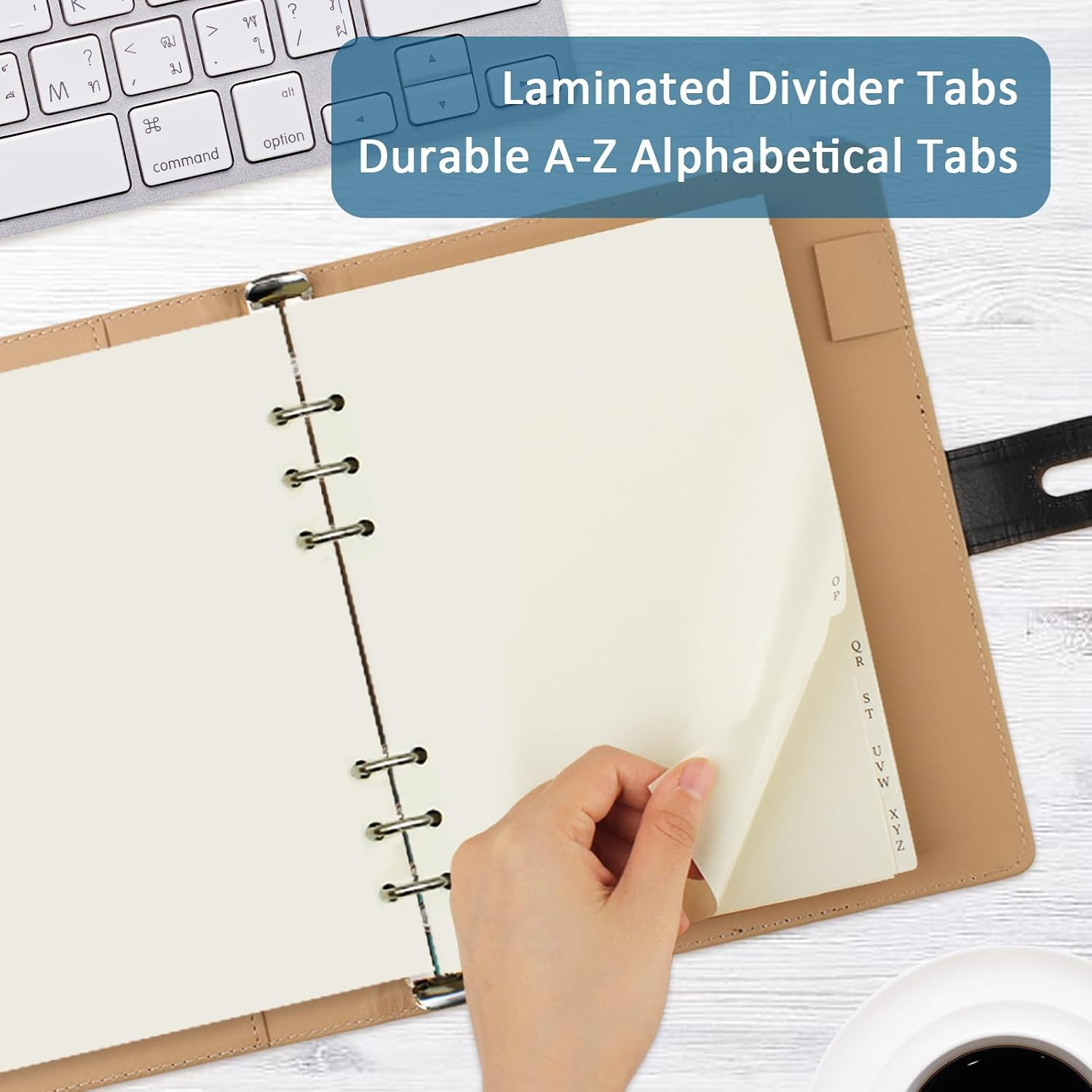 Client Record Book, Hair Stylist Profile Binder Cards with Alphabetical Tabs
