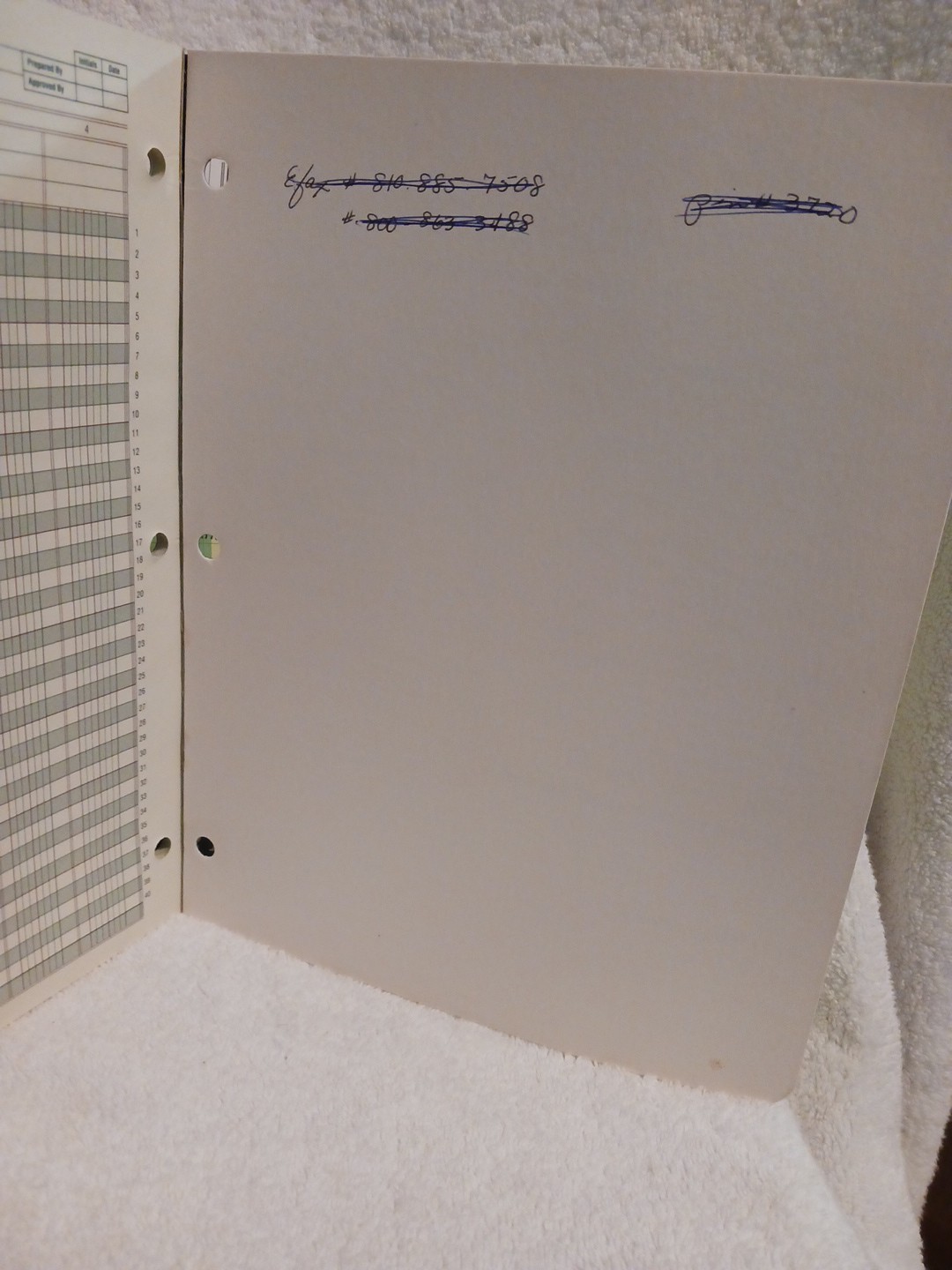 2 Norcom & Mead Columnar Ledger Pads 4 Columns 8.5″ x 11″ Letter Size 50 Sheets