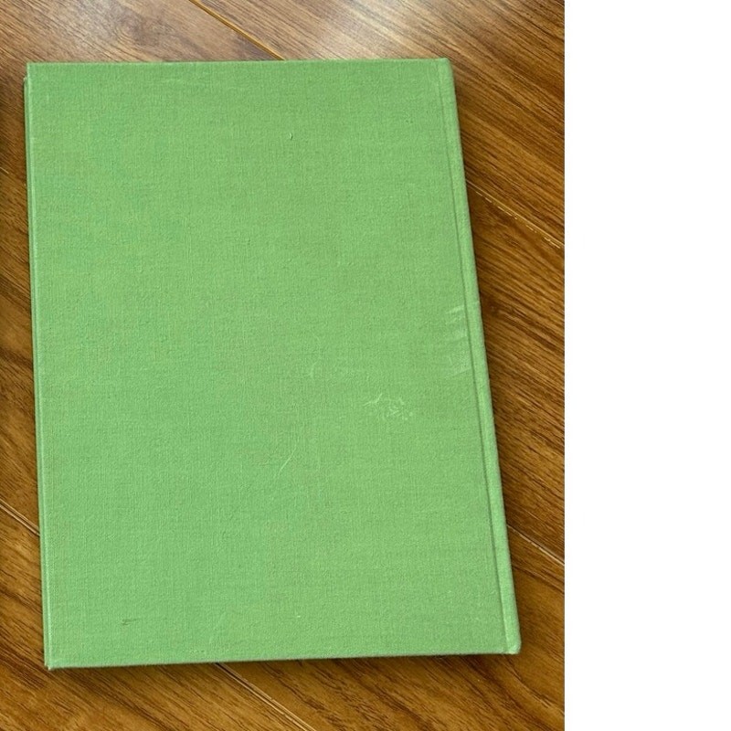 NEW Vintage Federal Supply Service Record Book-Green Cloth Cover Ruled Paper