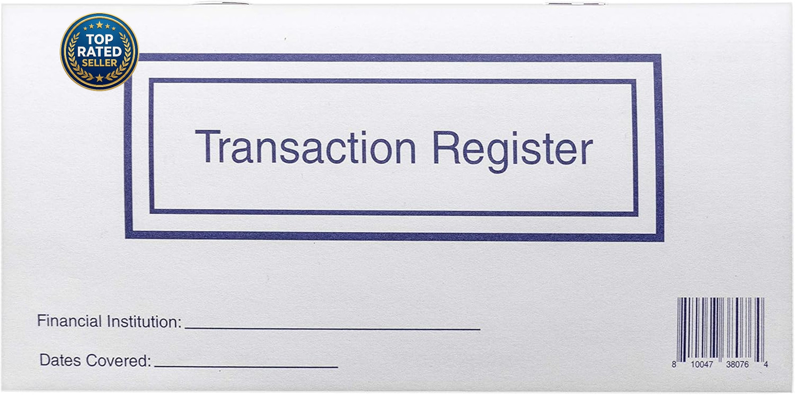 Checkbook Registers for Personal Checkbook, Transactions Ledgers, Pack of 10,…
