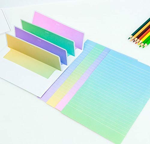 Letter Writing Paper – Lined Stationary and envelope Set – #4
