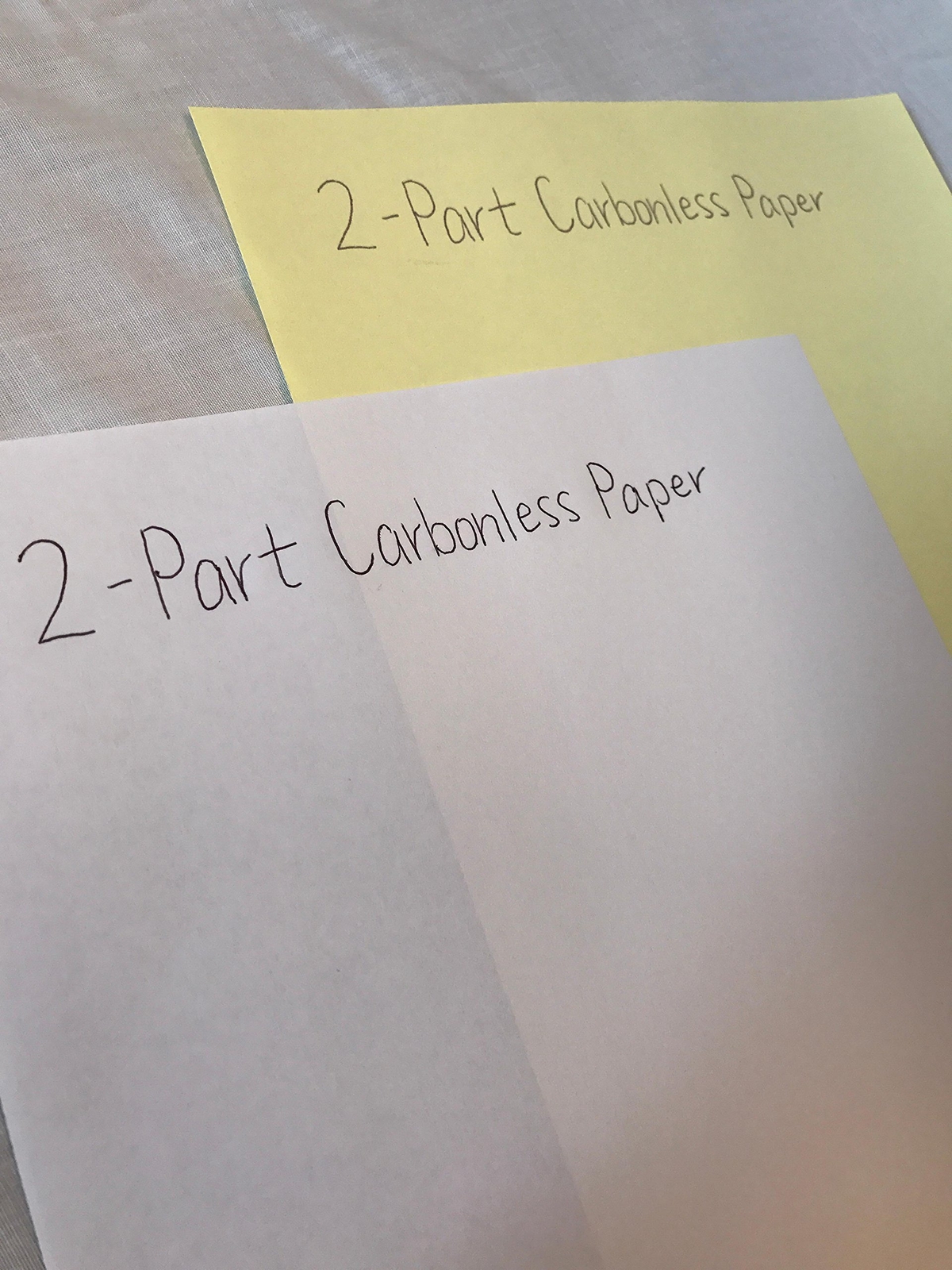 250 Sets NCR Paper 5887 Collated 2 Part White Canary Letter Size Carbonless P…