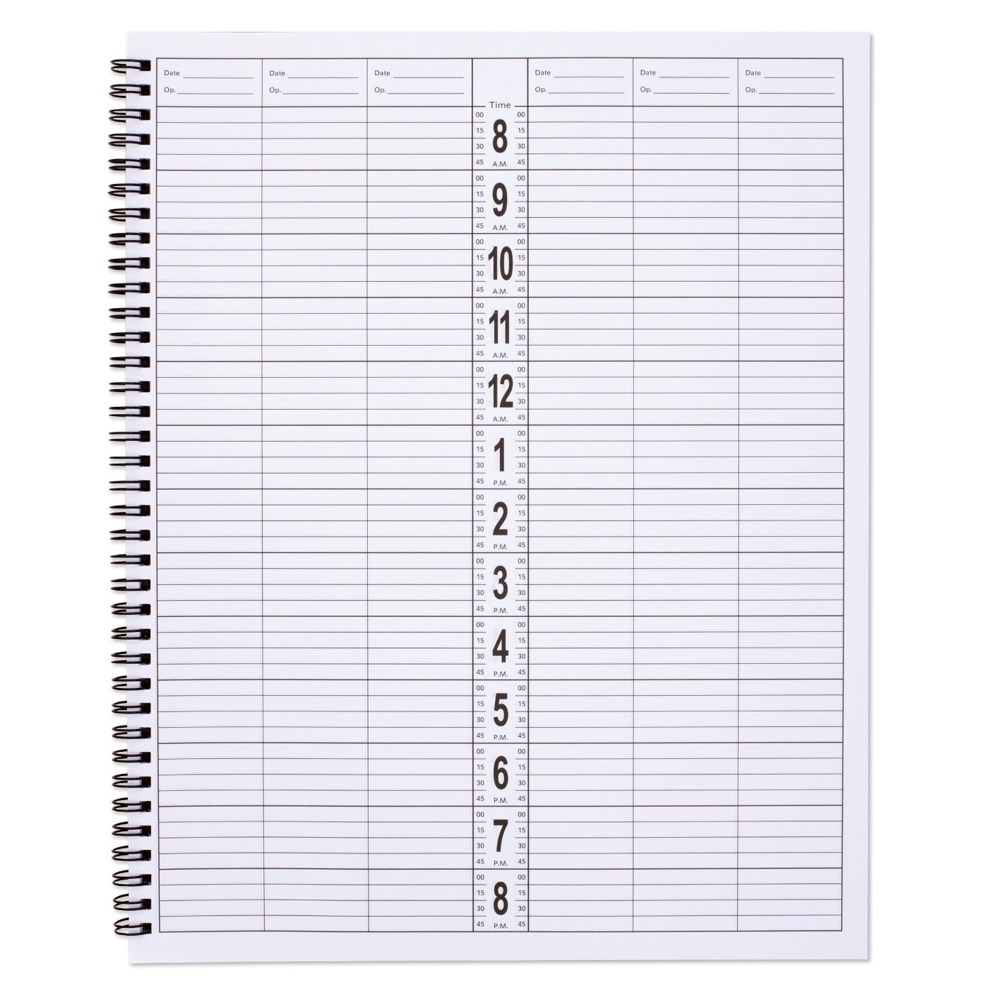 DL Pro Appointment Book, 6-Column #DL-C200. Salon, Barber, Spa, Professional